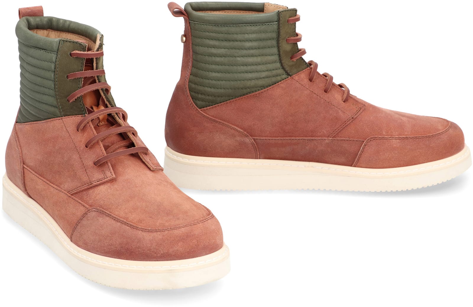 Volta Hunter High-top Sneakers In Brown