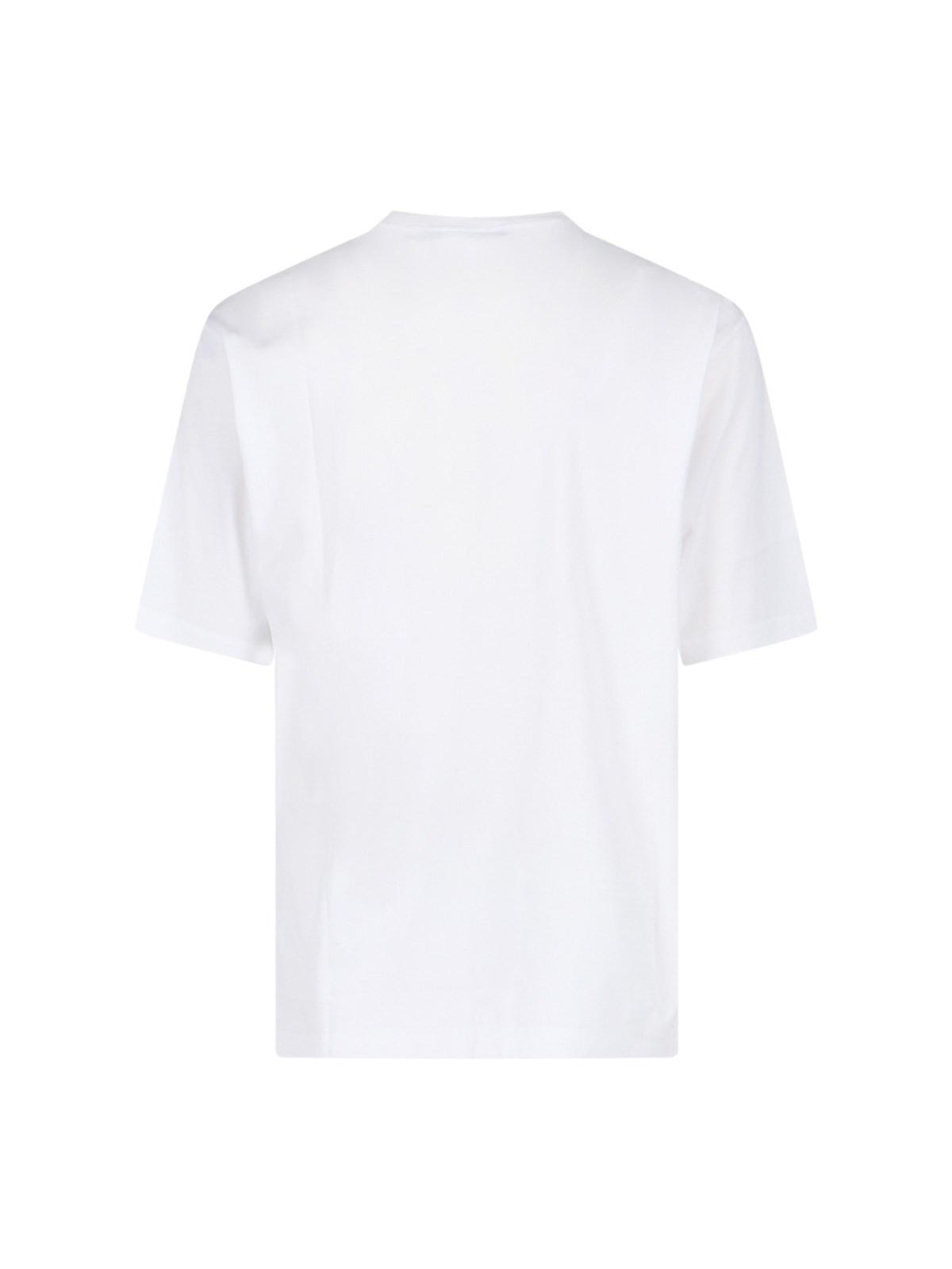 Shop Dolce & Gabbana Logo T-shirt In Bianco Ottico