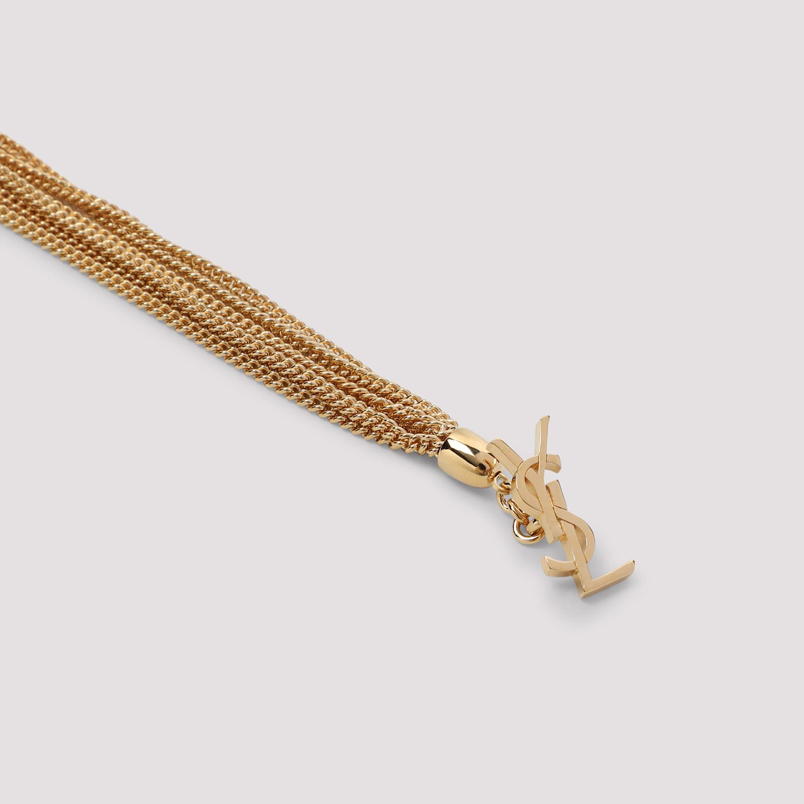 Saint Laurent Bracelet In Or Laiton