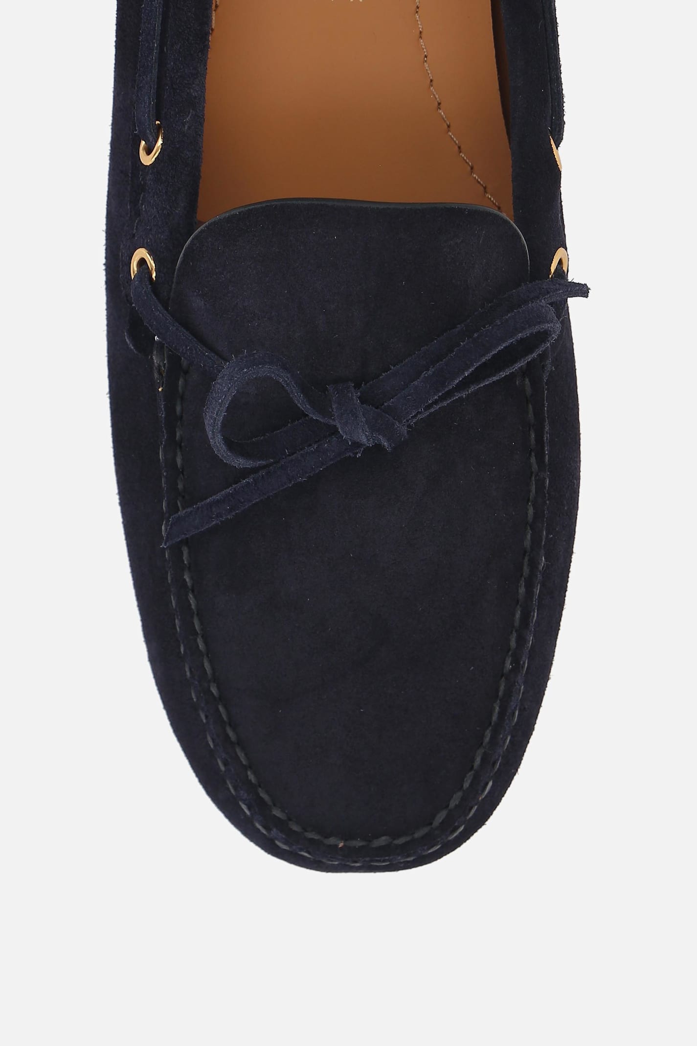 Car Shoe Suede Driving Loafers In Blue