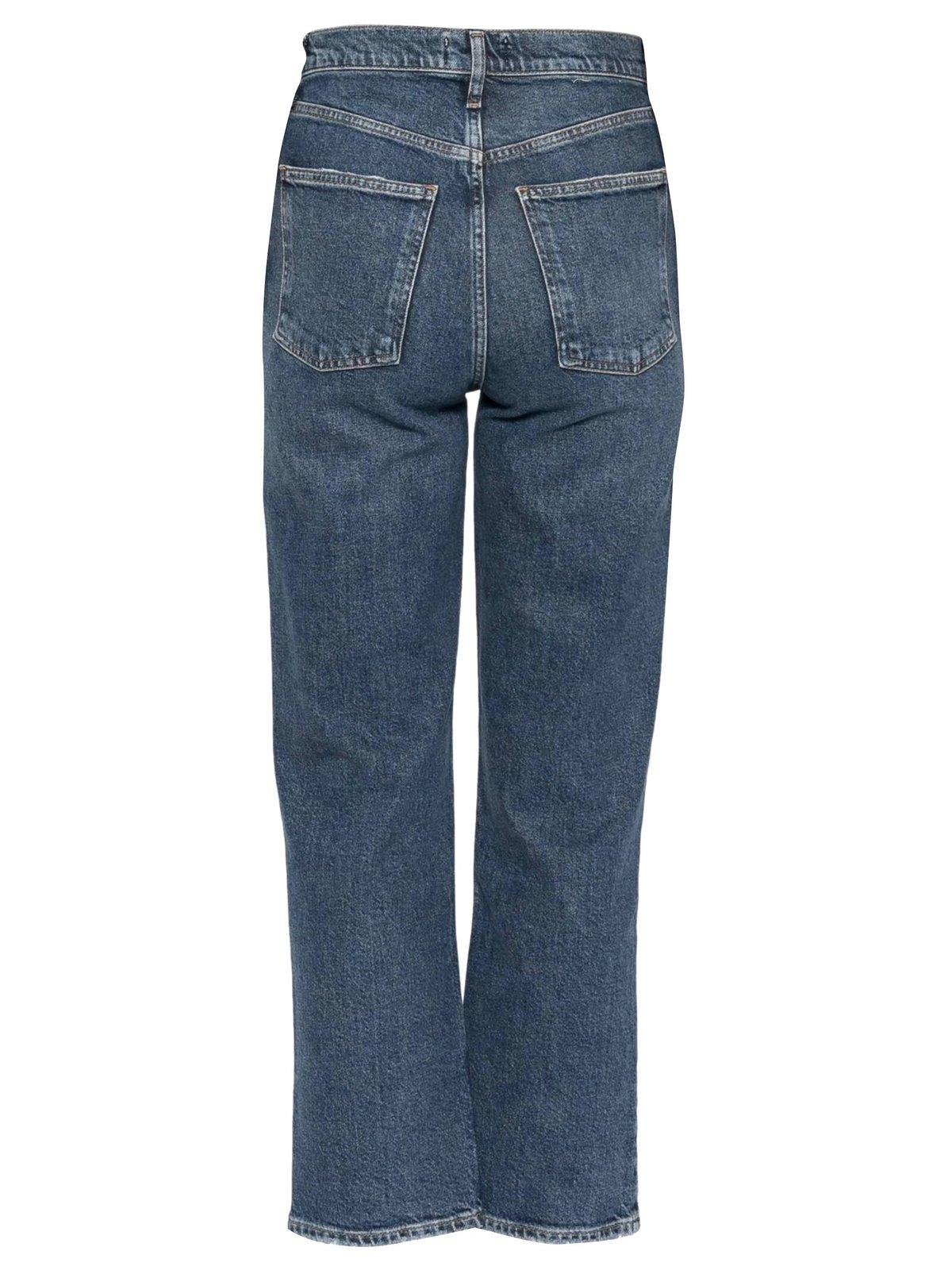 Agolde Relaxed Fit Jeans In Blue