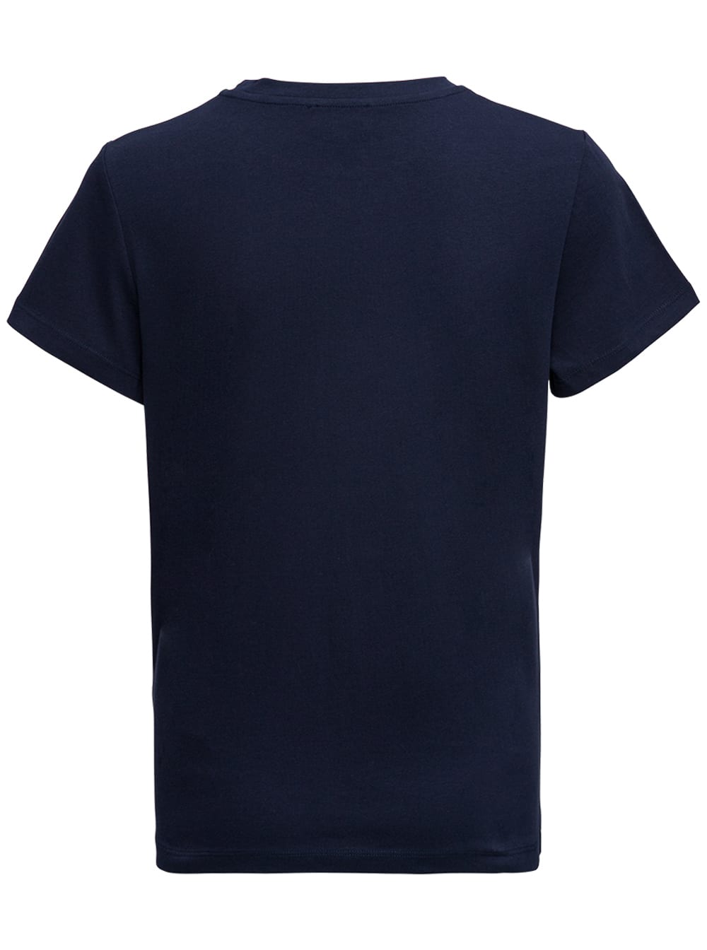 Shop Apc Blue Cotton T-shirt With Logo Print In Cotton Woman