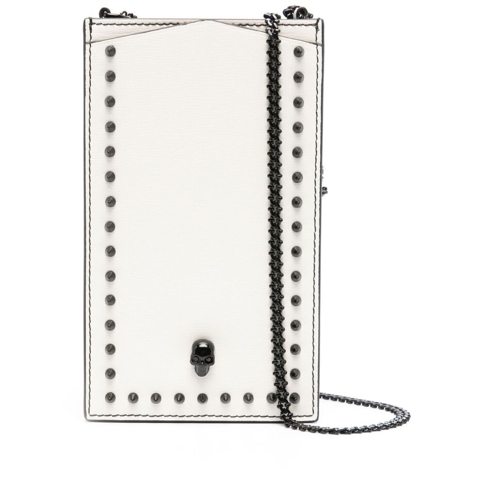 Shop Alexander Mcqueen Small Leather Goods In White