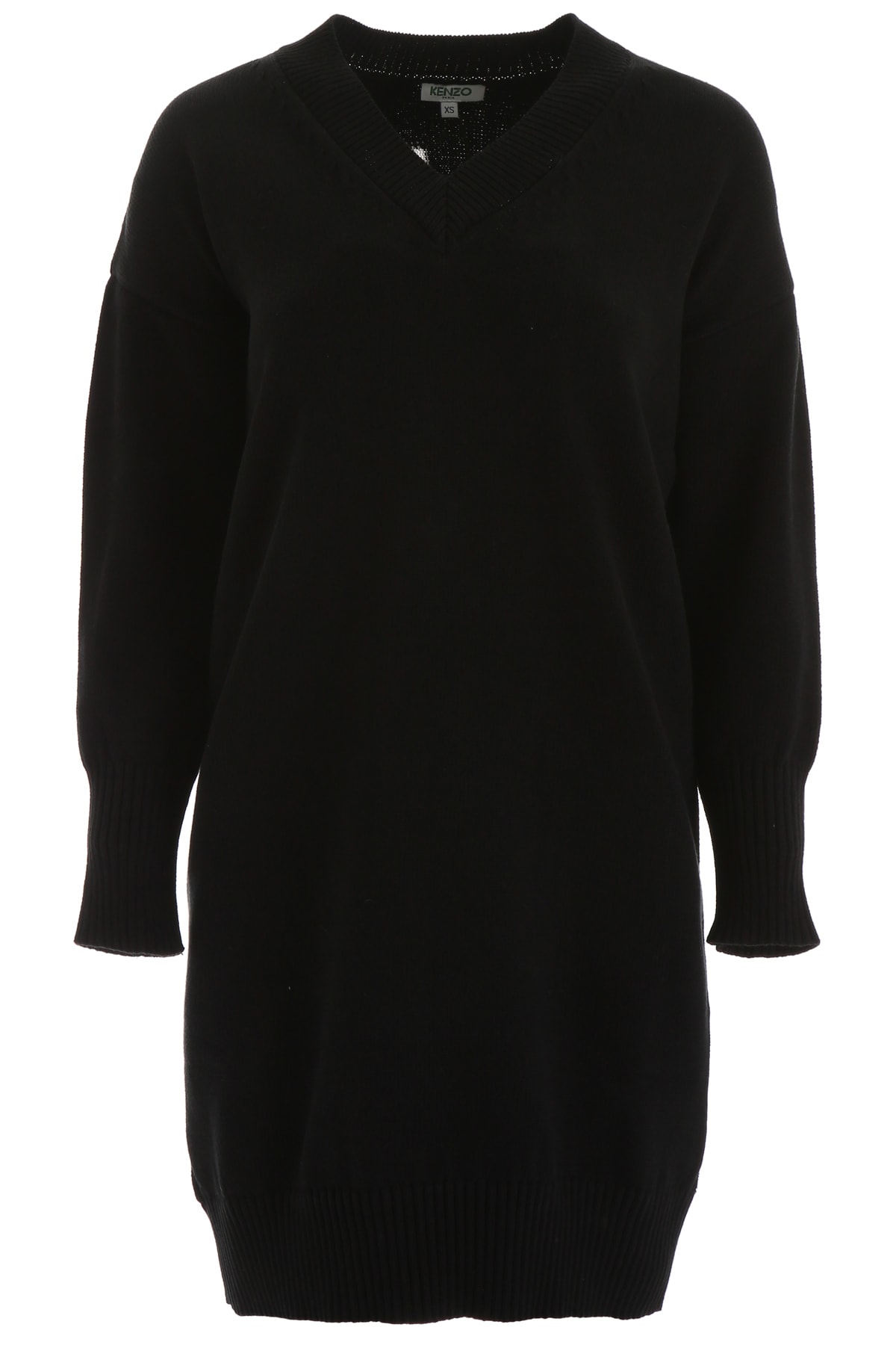 Kenzo Kenzo Logo Knit Dress NOIR (Black) 11010313 italist