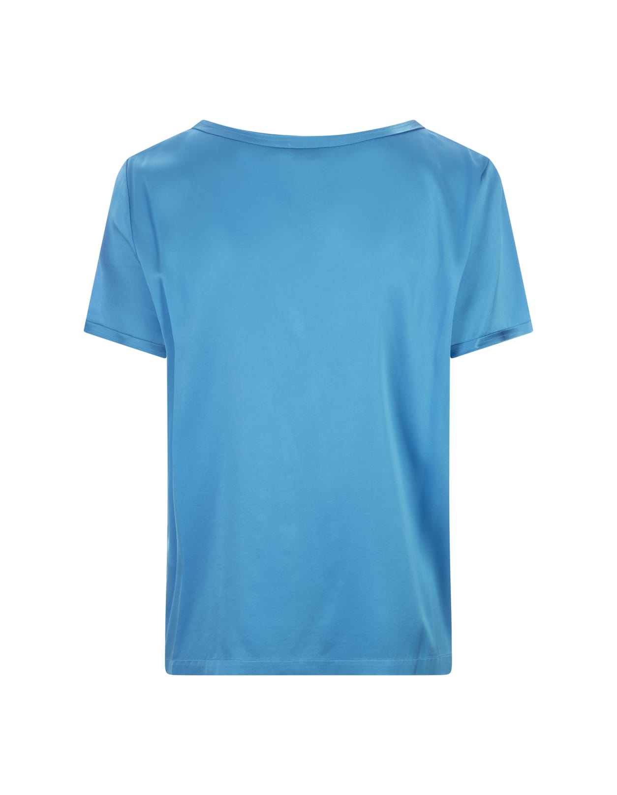 Shop Her Shirt Blue Silk T-shirt