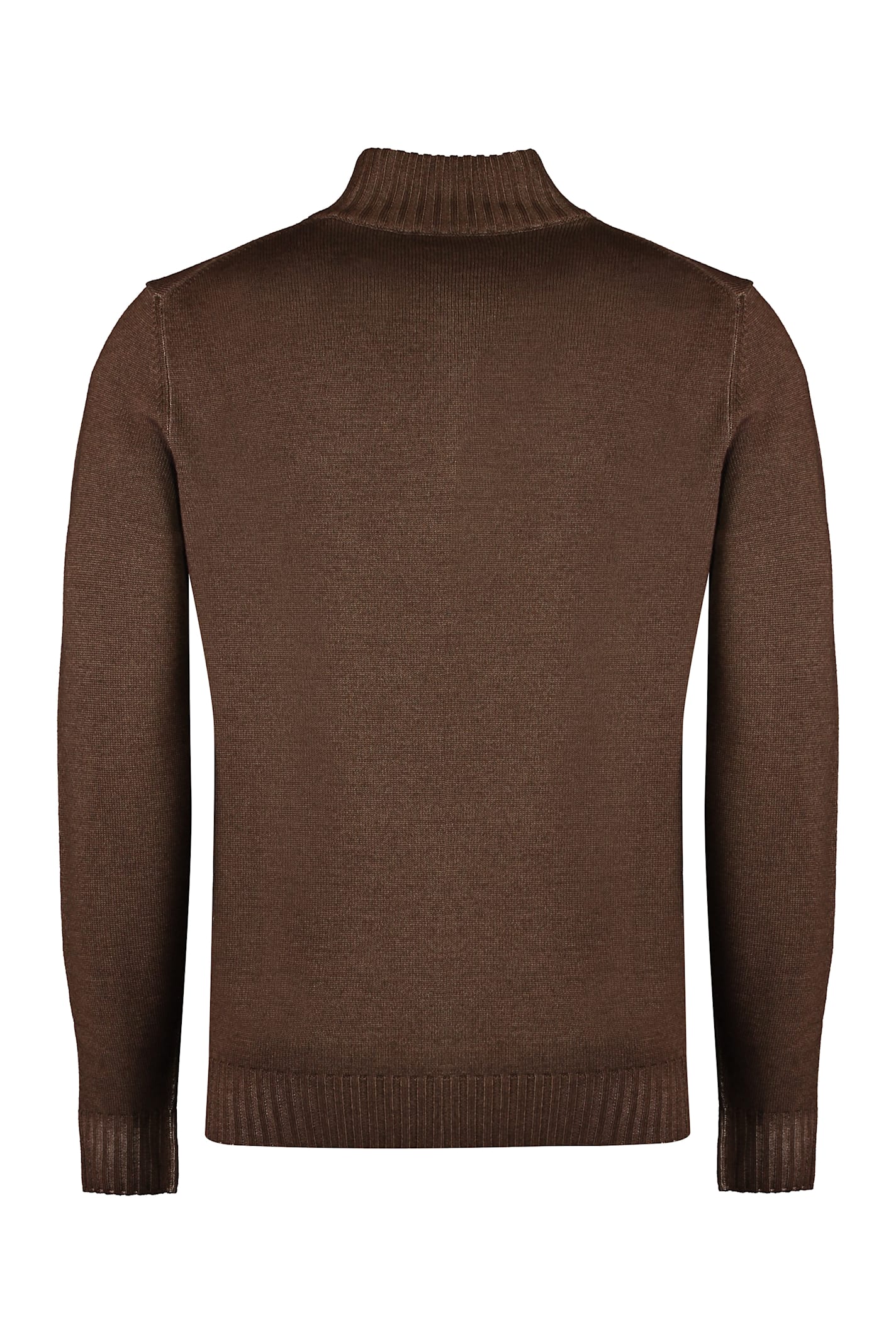 Moorer Terni Virgin Wool Sweater In Brown
