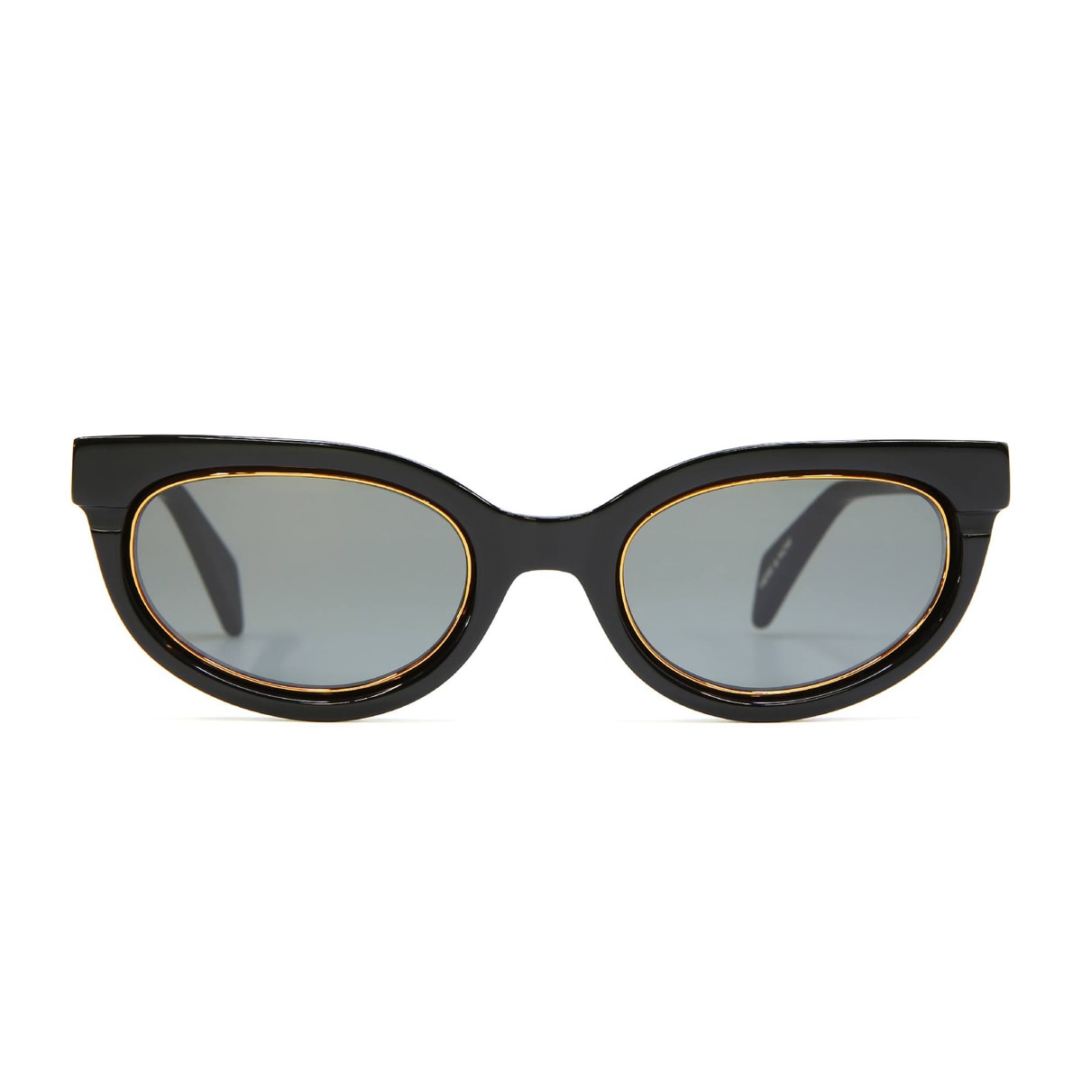 Shop Siens Creature 128 001 Black Sunglasses In Nero