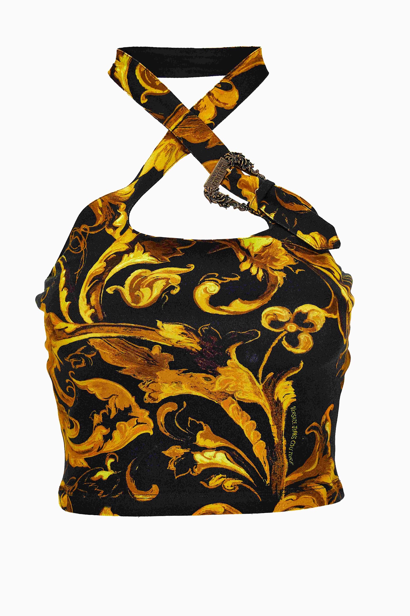 Versace Jeans Couture Sleeveless Top In Multi