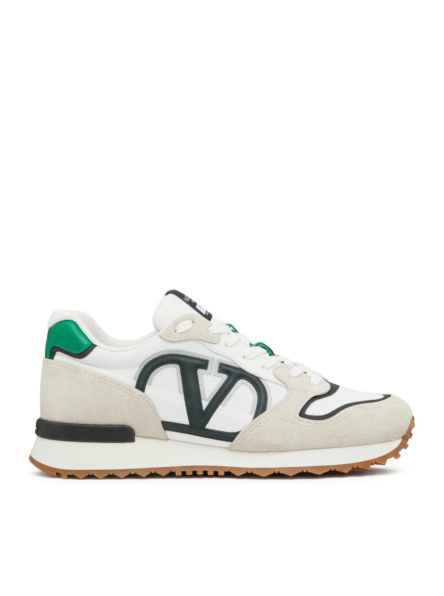 Shop Valentino Vlogo Pace Sneakers In Mjp Ice White Greenmount