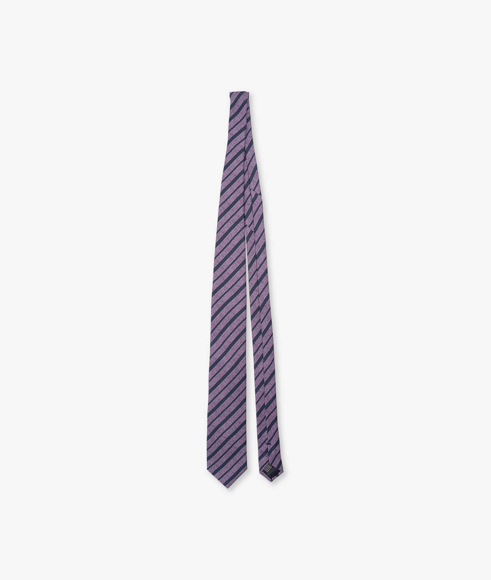 Shop Larusmiani Regimental Tie Tie In Purple
