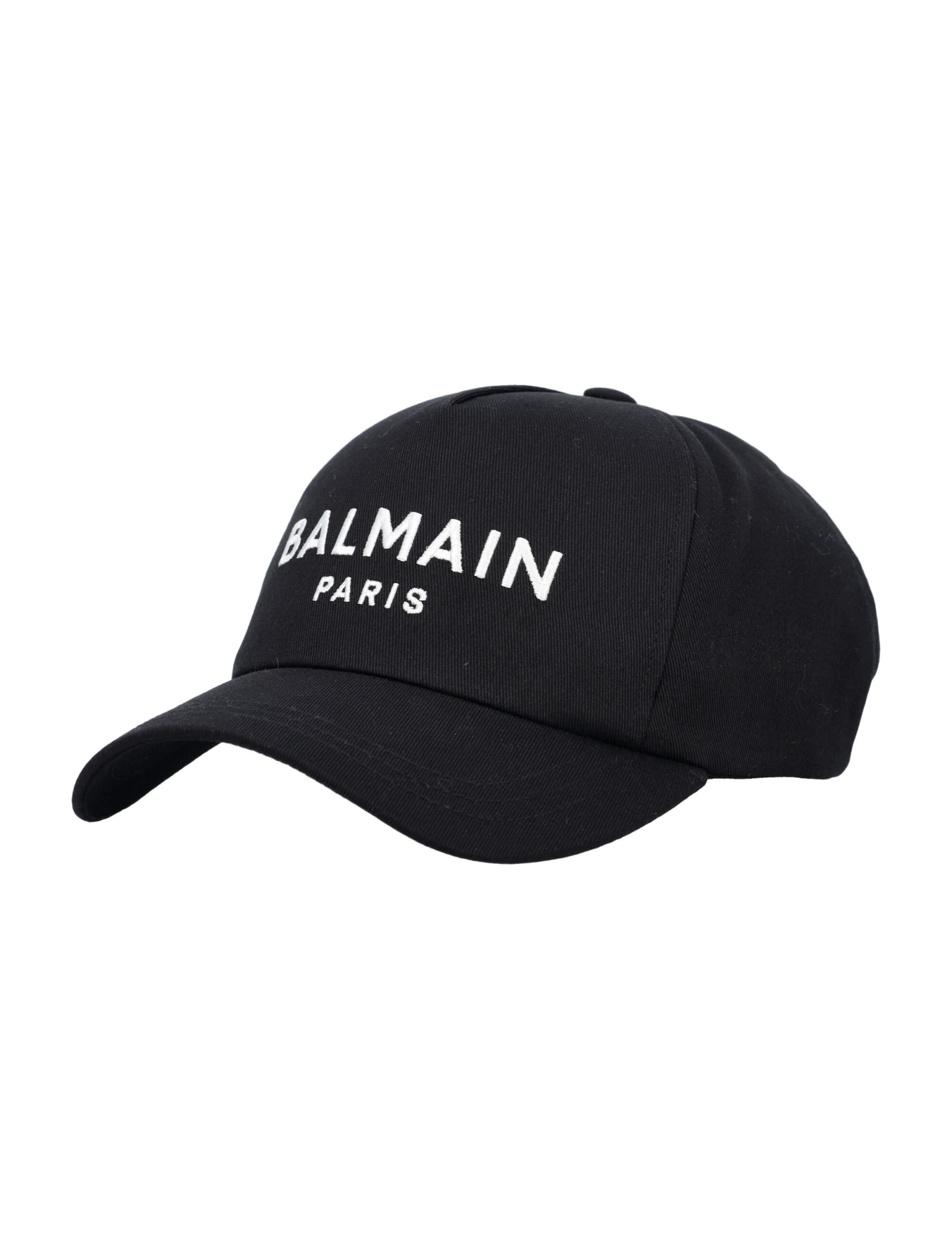 Balmain Baseball Hat In Black