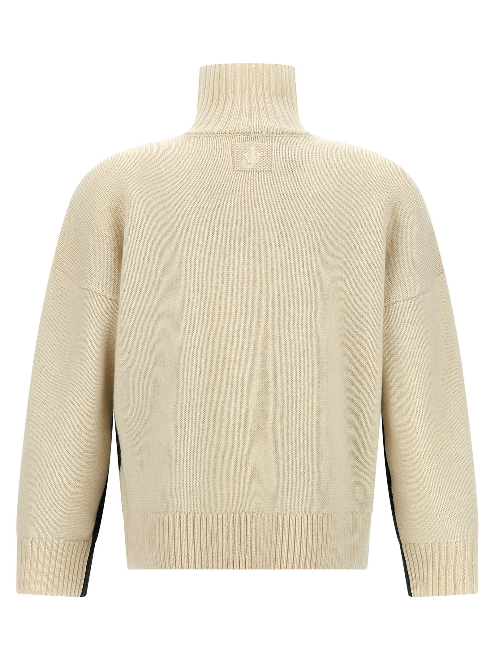 Jw Anderson Two Tone Sweater In Gray