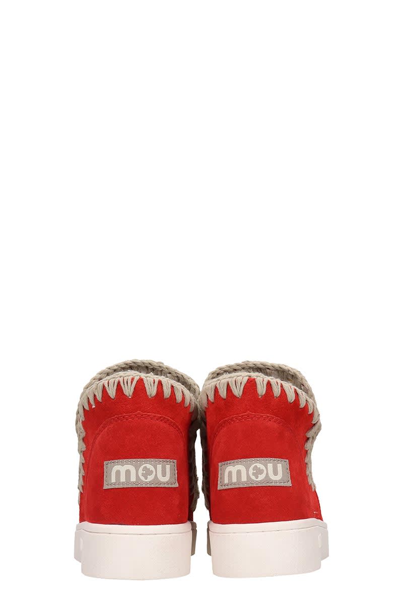 red suede ankle boots low heel