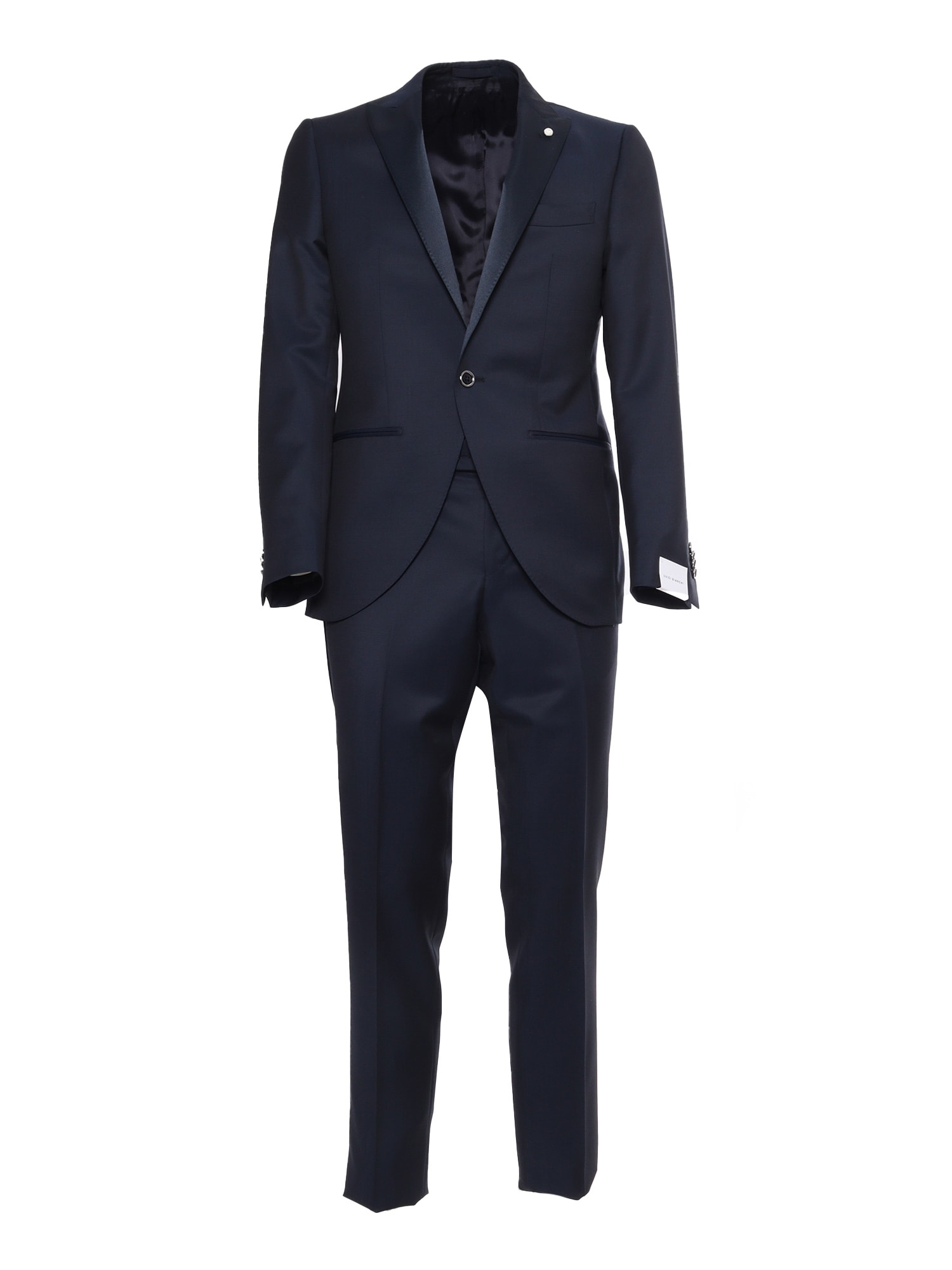 Blue Satin Suit