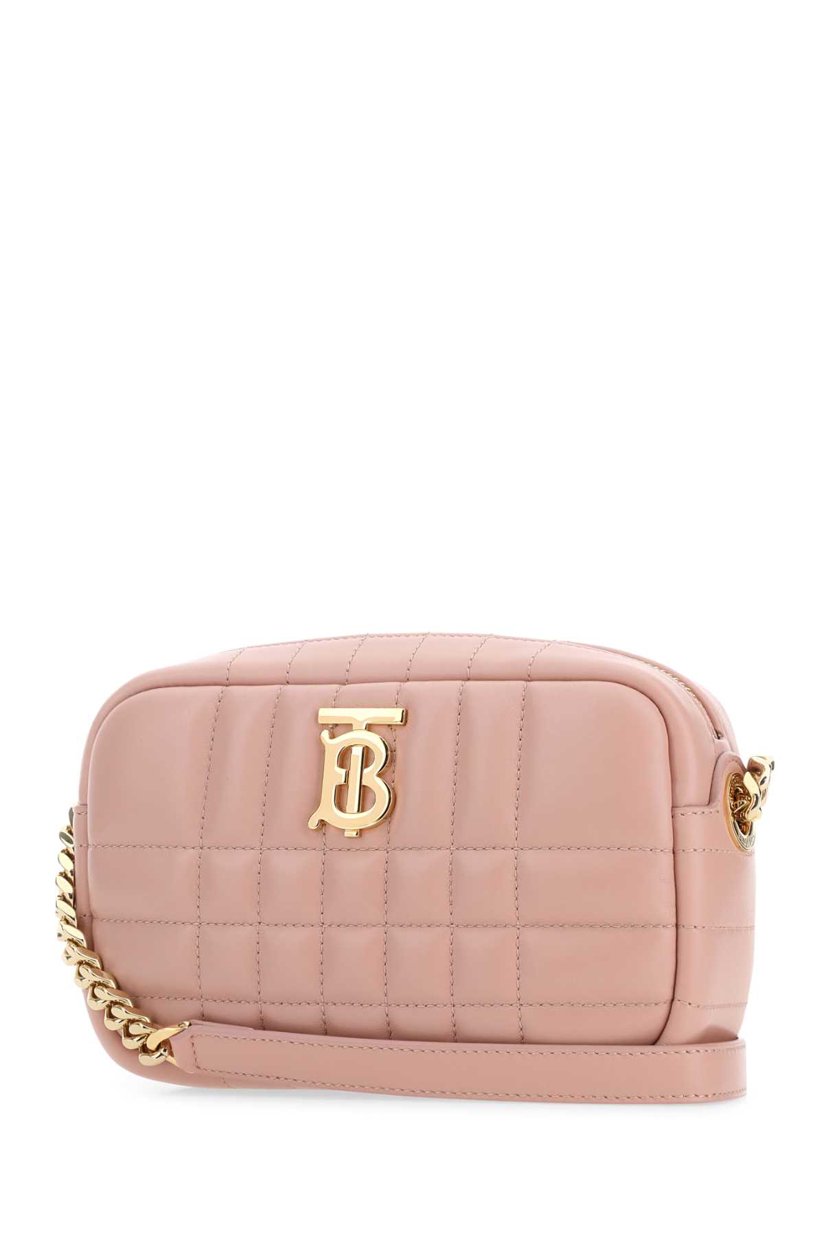 Burberry Pink Nappa Leather Small Lola Crossbody Bag In A3661