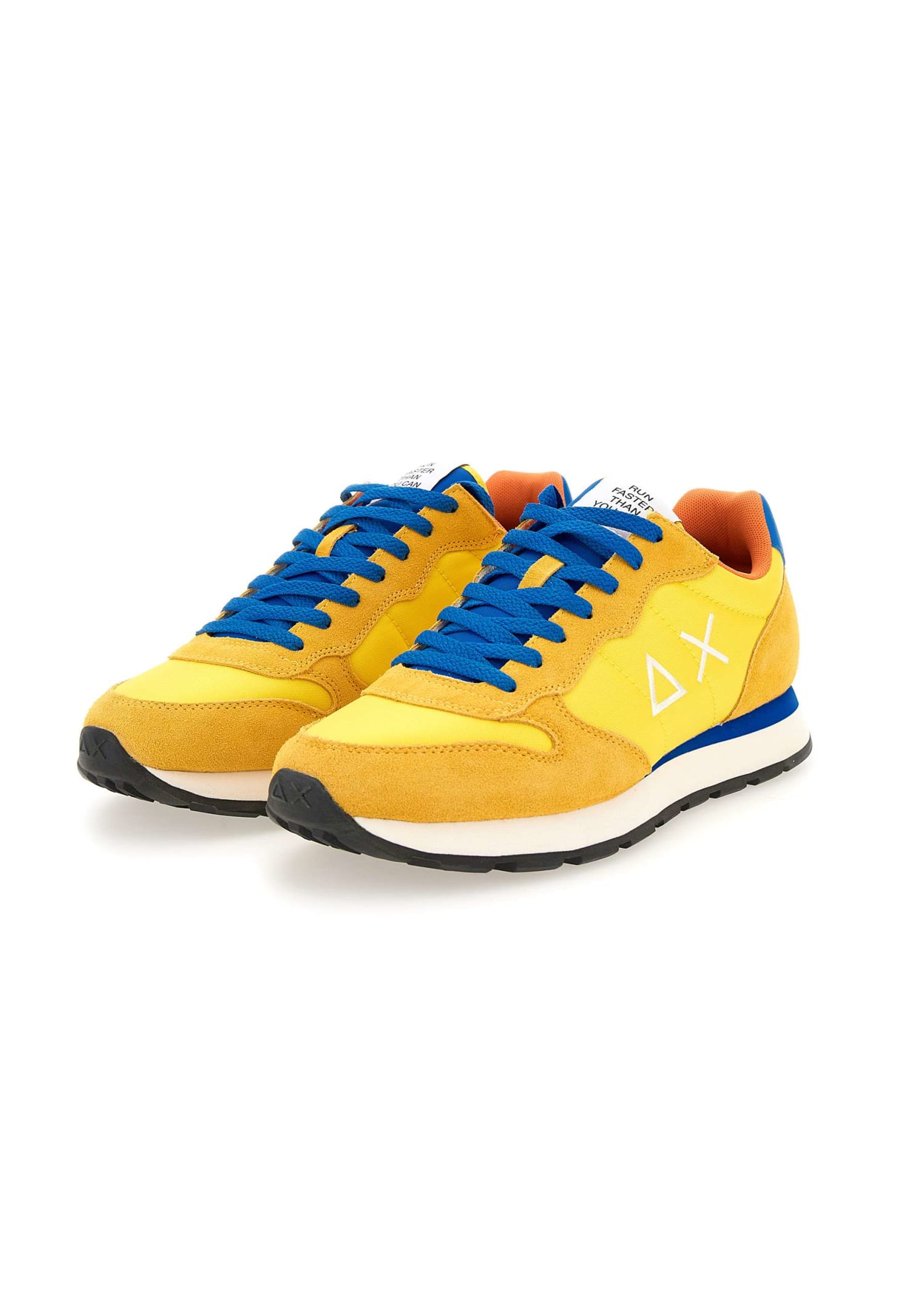 Shop Sun 68 Tom Solid Sneakers In Yellow