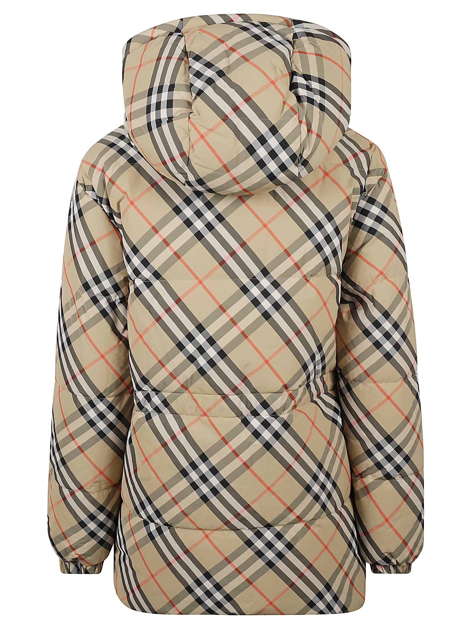 Burberry House Check Zipped Jacket In Sand Ip Check