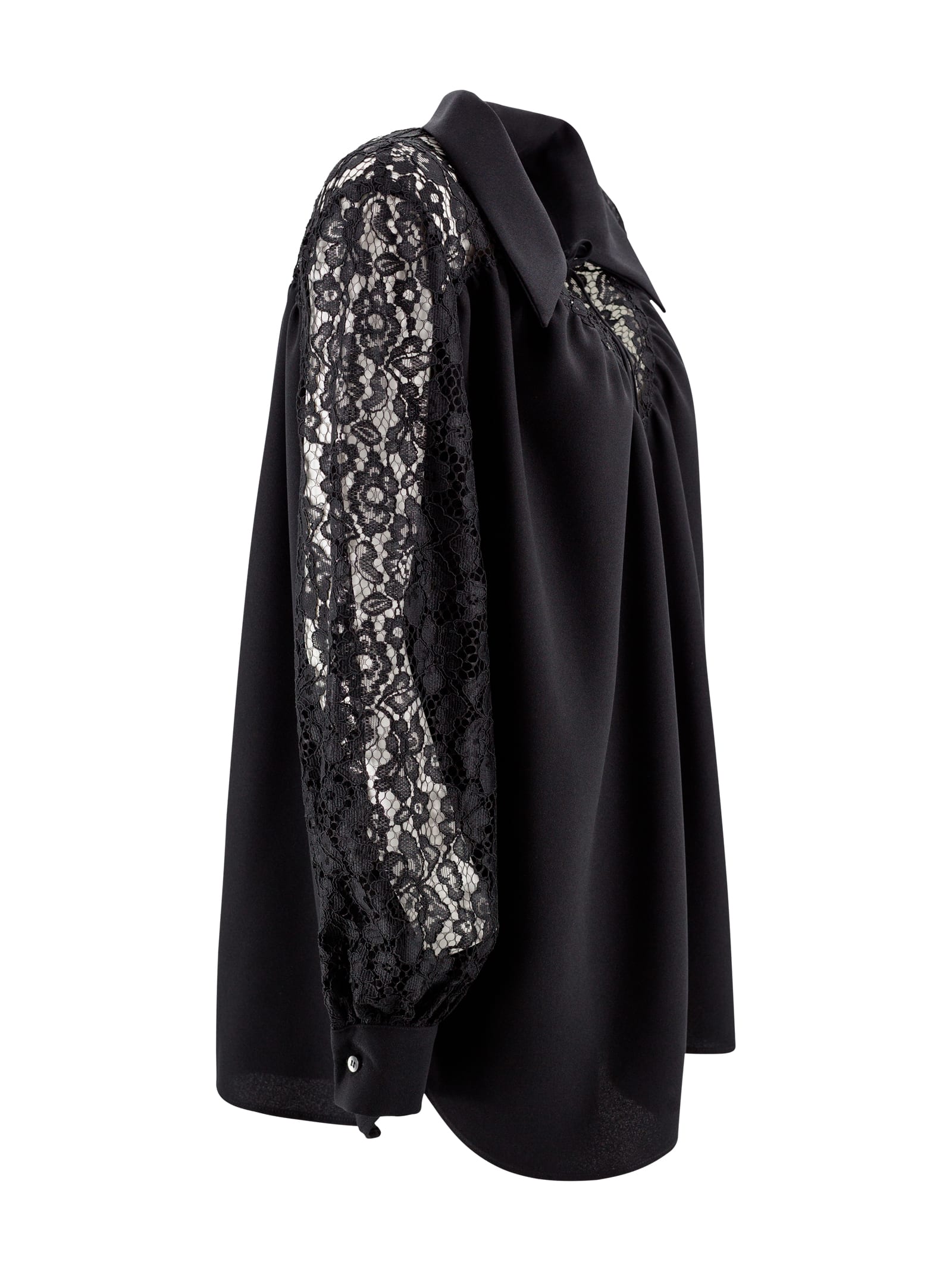 Shop Cote Victoria Black Lace Shirt