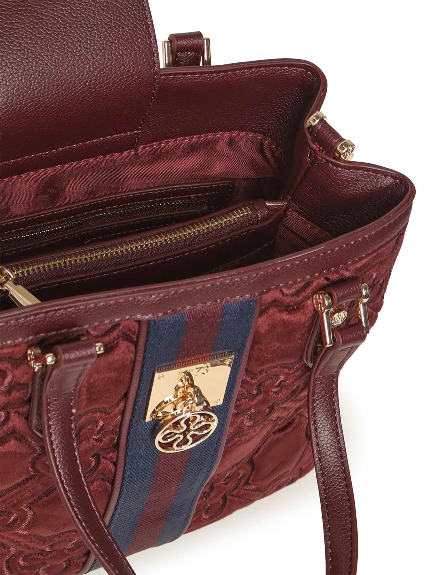 V73 Cate Shopping Bag In Burgundy