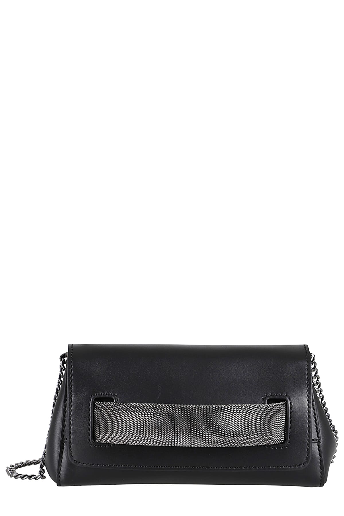 Orciani Gossip Nappa Xs Clutch Bag In Ner Nero