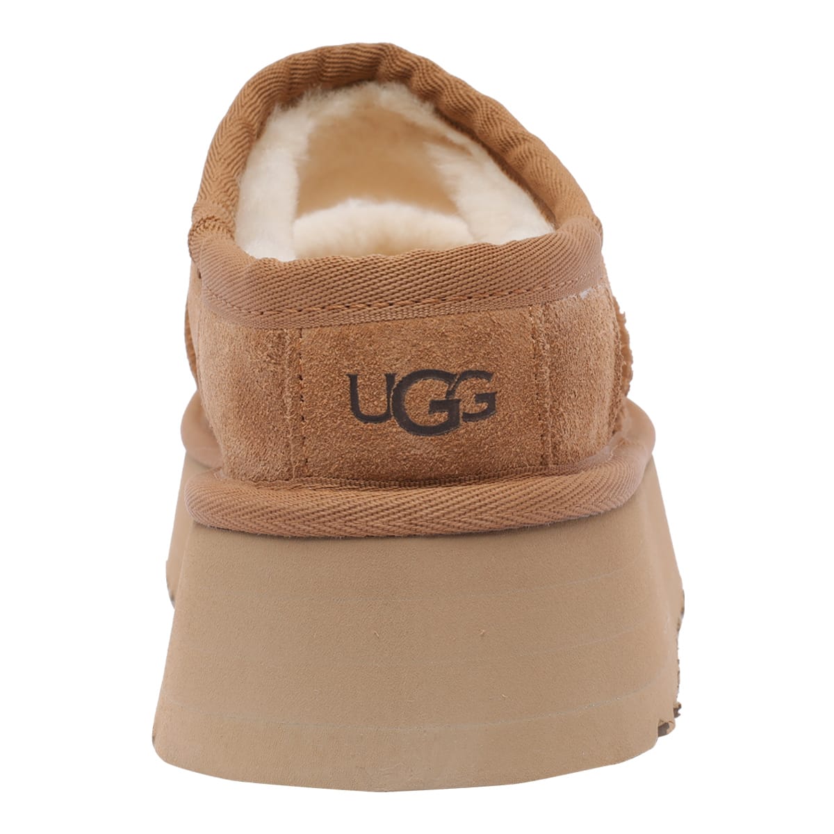 Ugg Bea Mary Jane Suede Flatform Chestnut