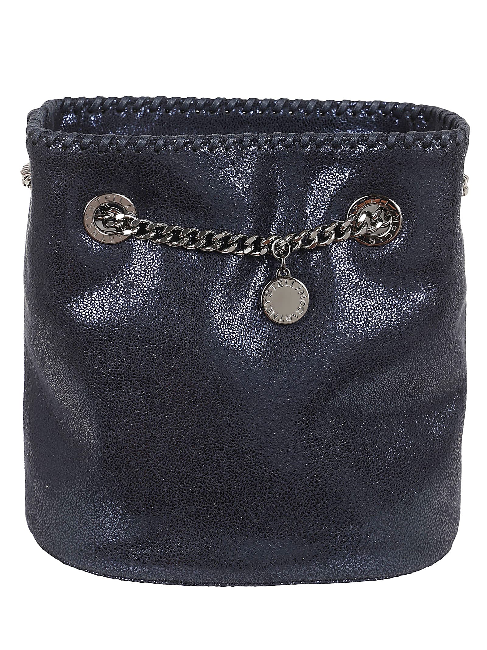 STELLA MCCARTNEY SHOULDER BAG ECO SHINY DOTTED CHAMOIS 