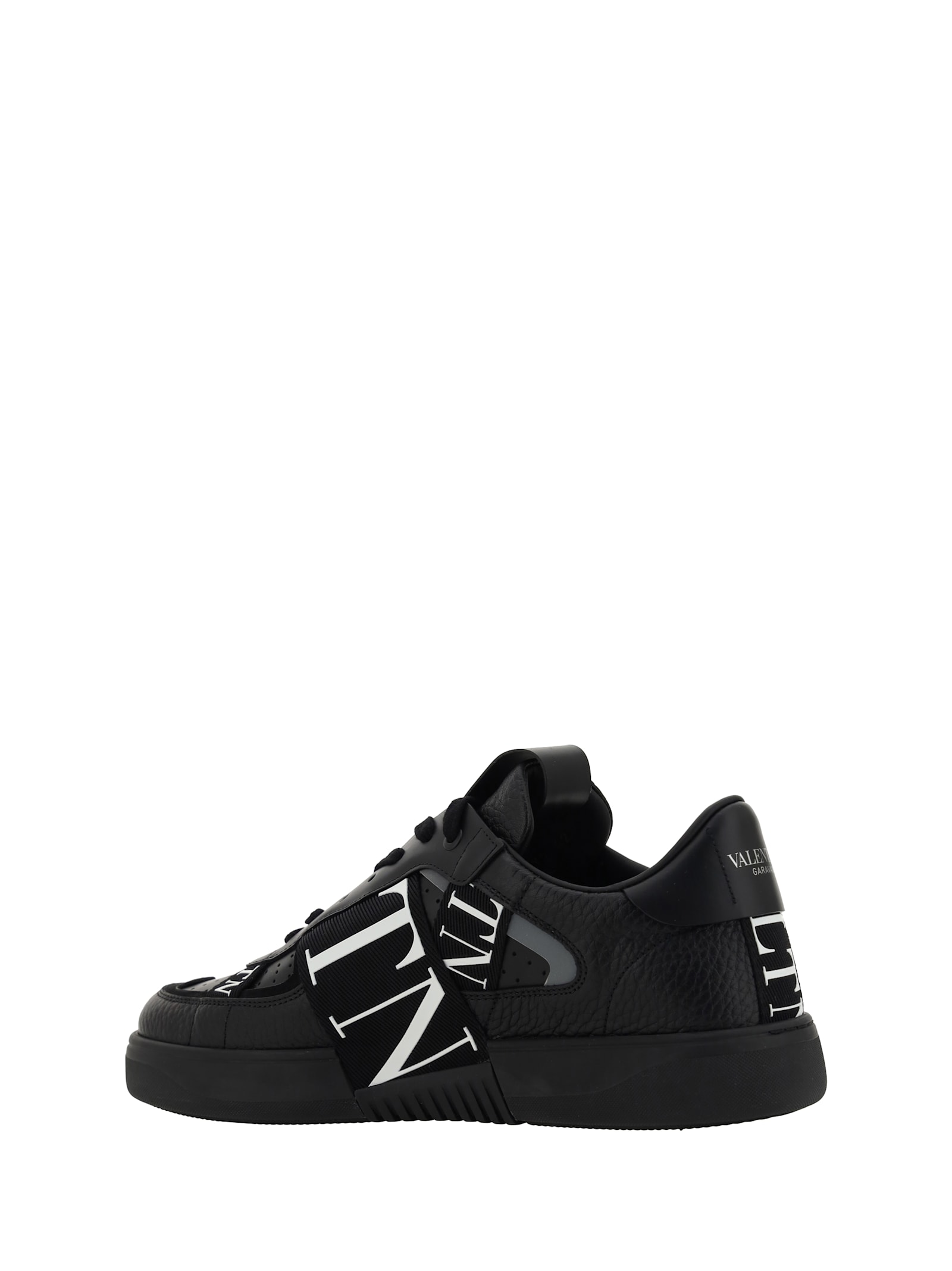 Valentino Garavani Vltn Ribbon Sneakers In Nero