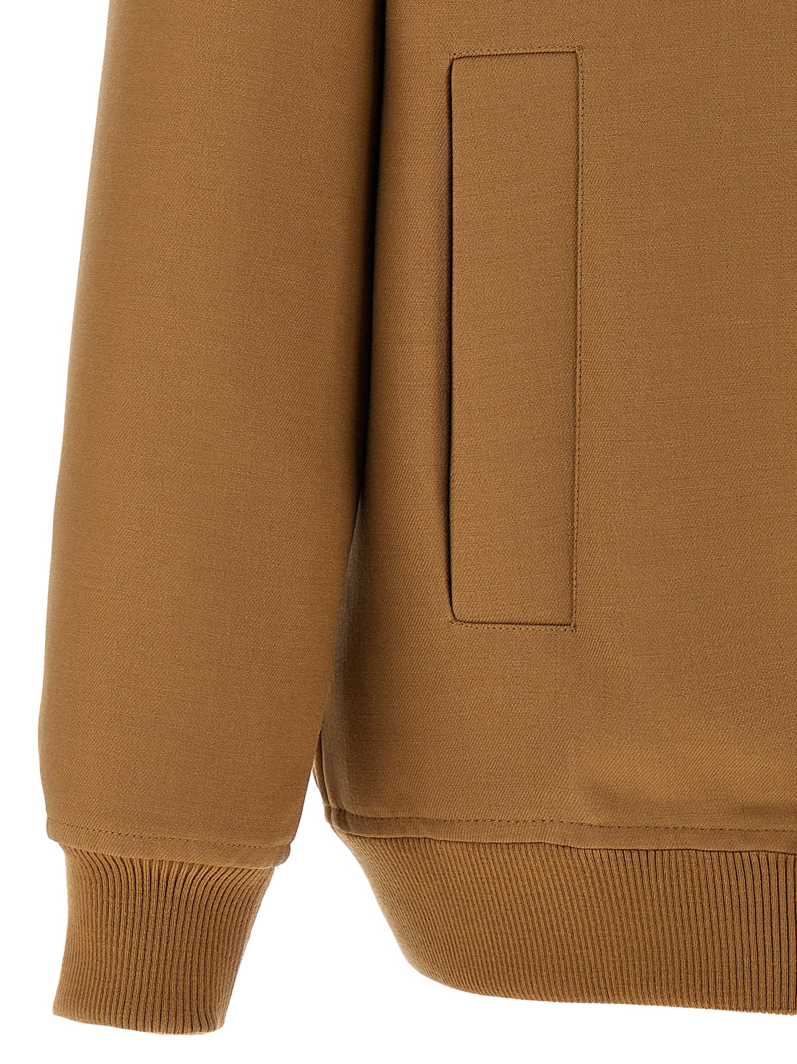 Gucci Wool Jacket Casual Jackets And Parka Brown In Brown