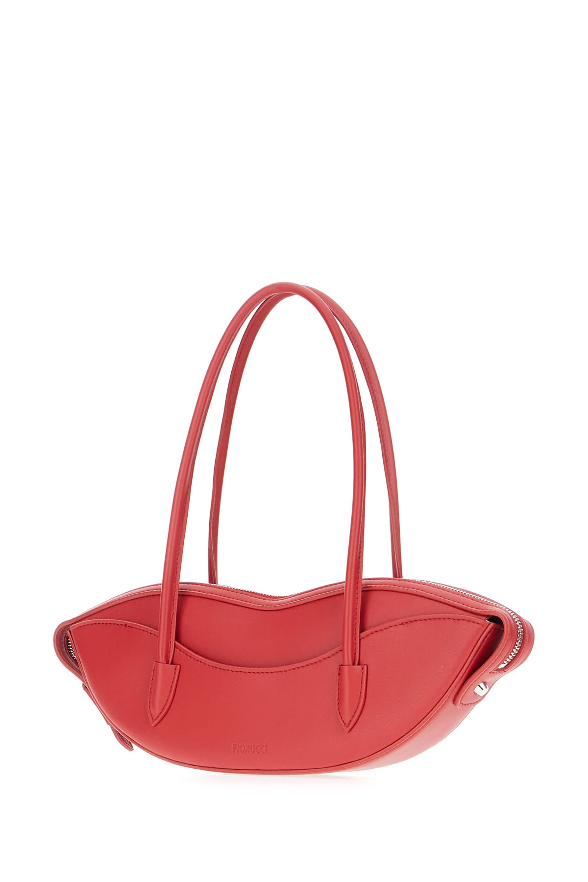 Fiorucci Red Synthetic Leather Lips Handbag In Red