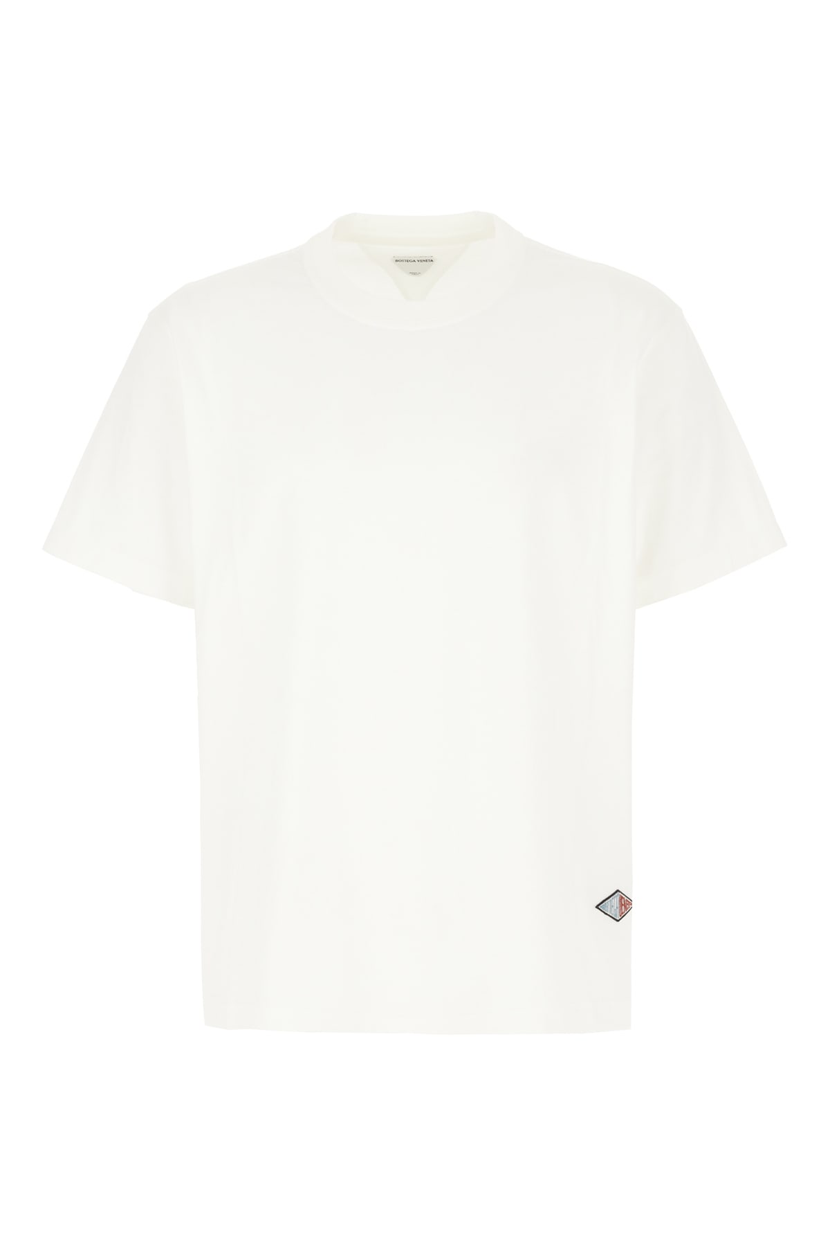 Bottega Veneta White Cotton T-shirt In Bianco