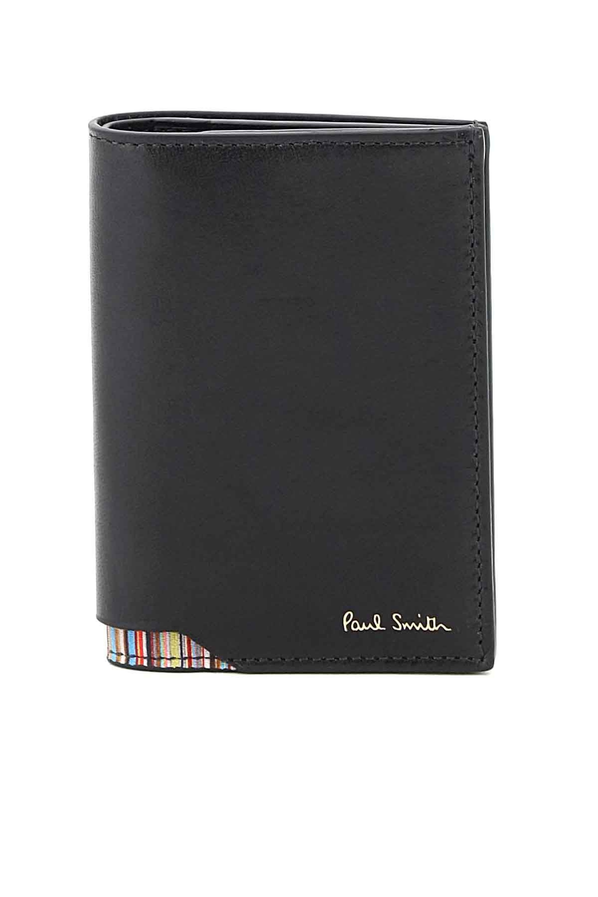 Paul Smith Card Holder With Signature Stripe Insert