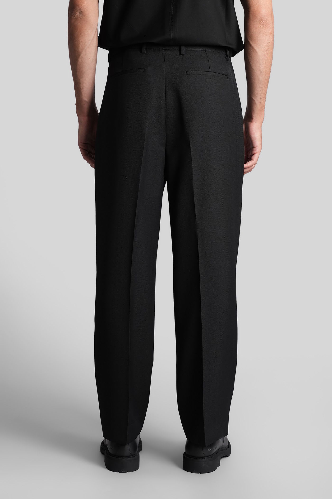 Costumein Alain Pants In Black Wool In Black