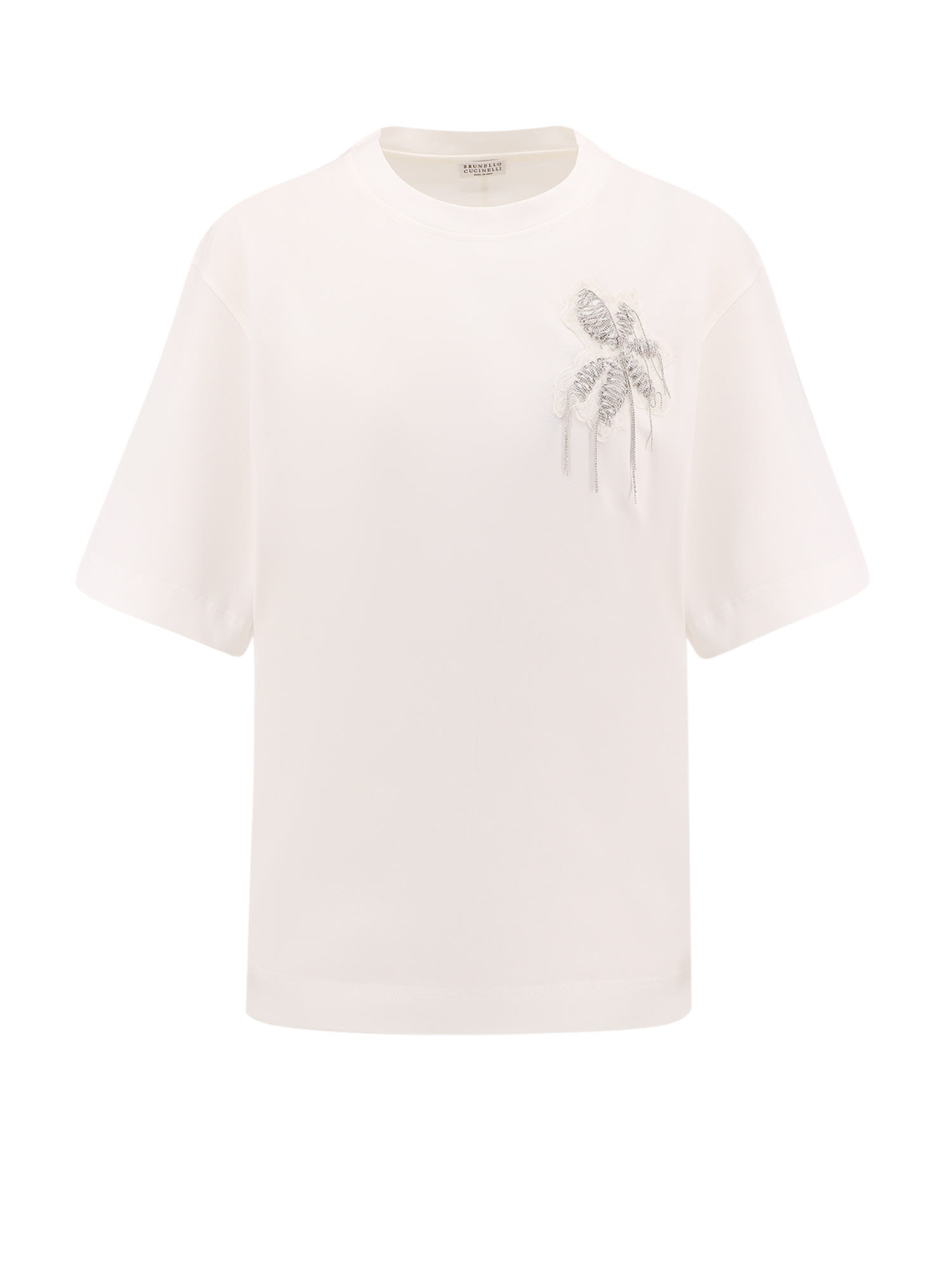 Shop Brunello Cucinelli T-shirt In White