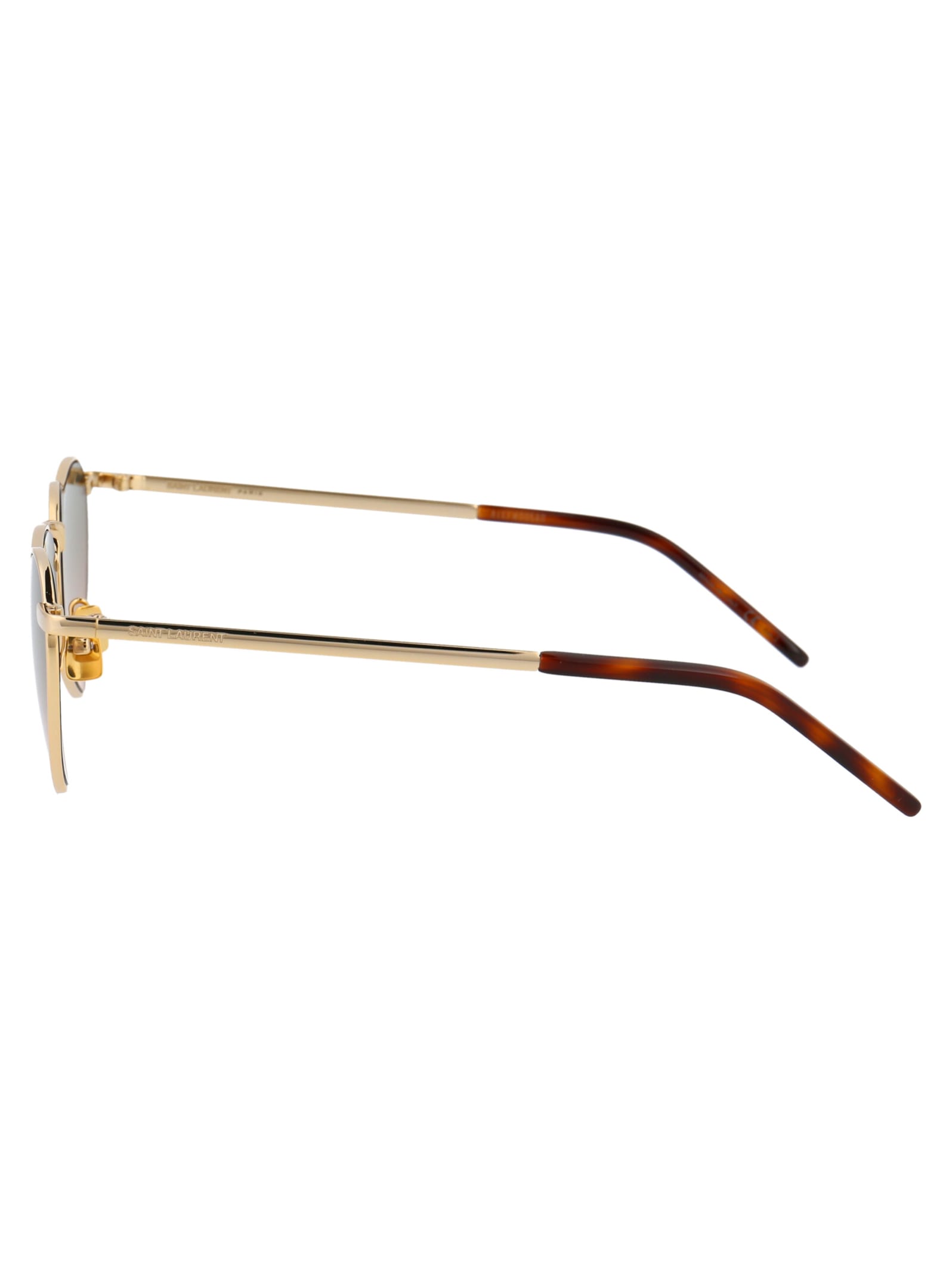 Saint Laurent Sl 301 Loulou Sunglasses In Gold
