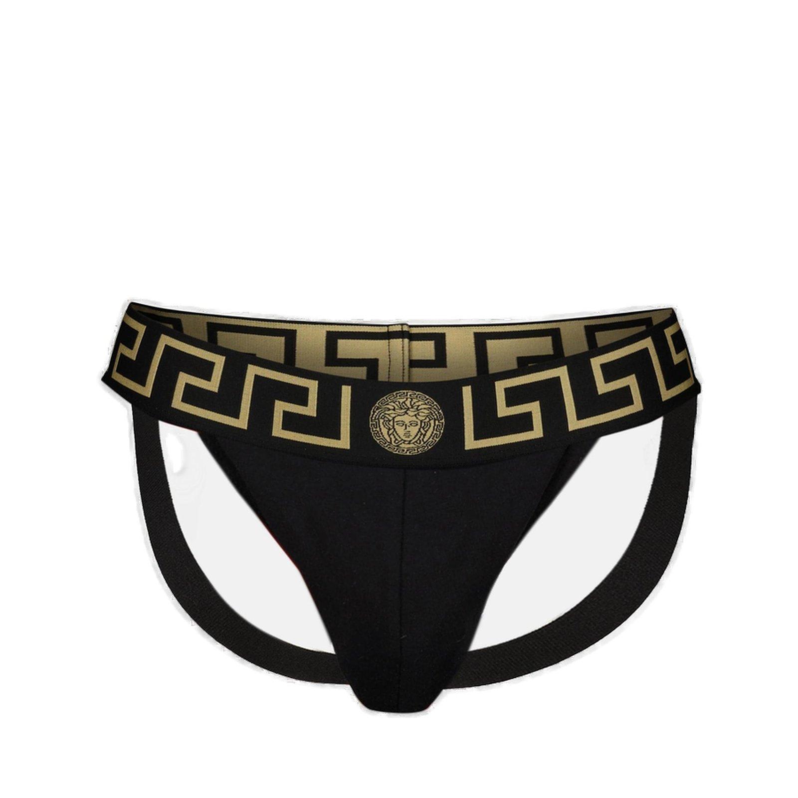 Black Stretch Cotton Brief