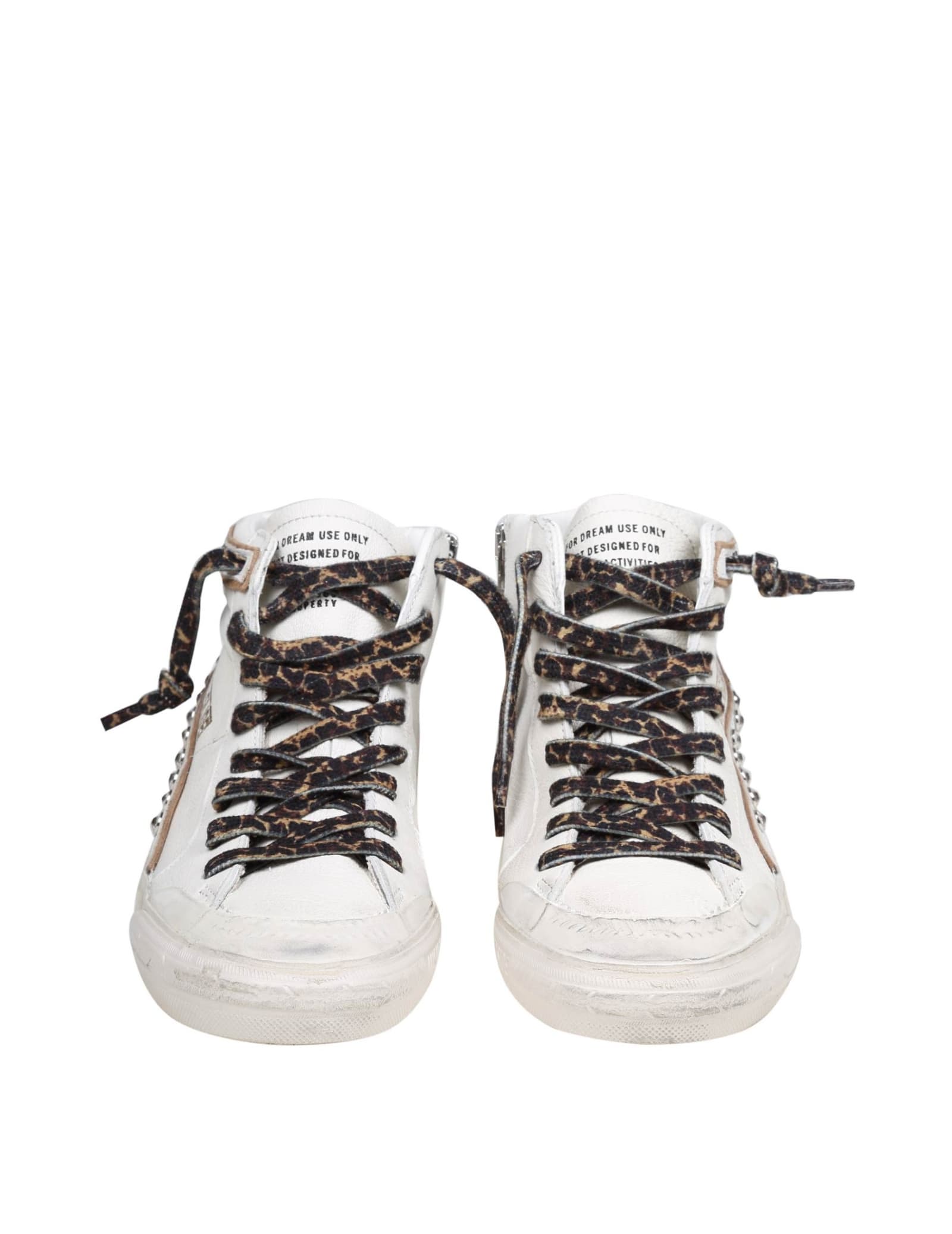 Shop Golden Goose Slide Slide Penstar Sneakers In White Leather