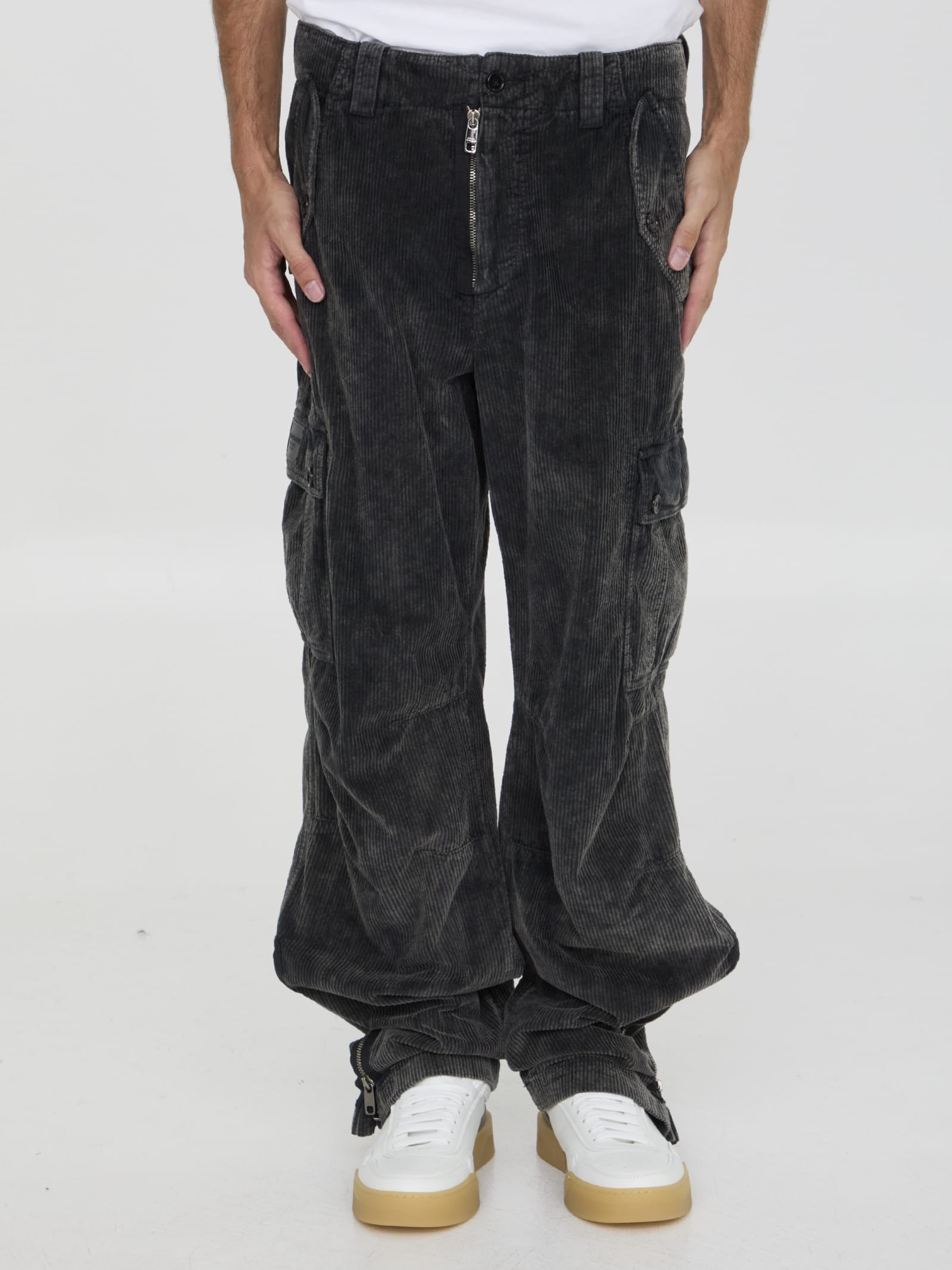 Dolce & Gabbana Black Combat Pants