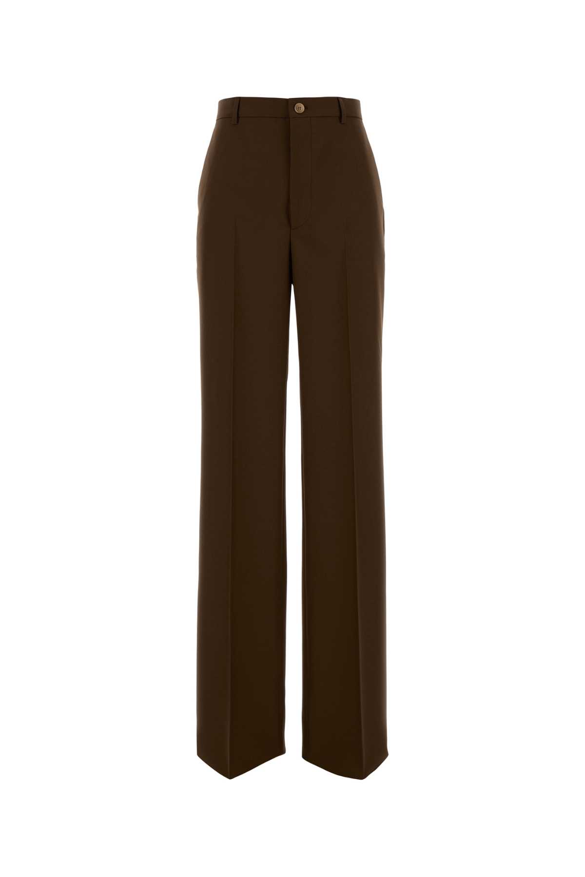 Gucci Brown Panama Palazzo Pant