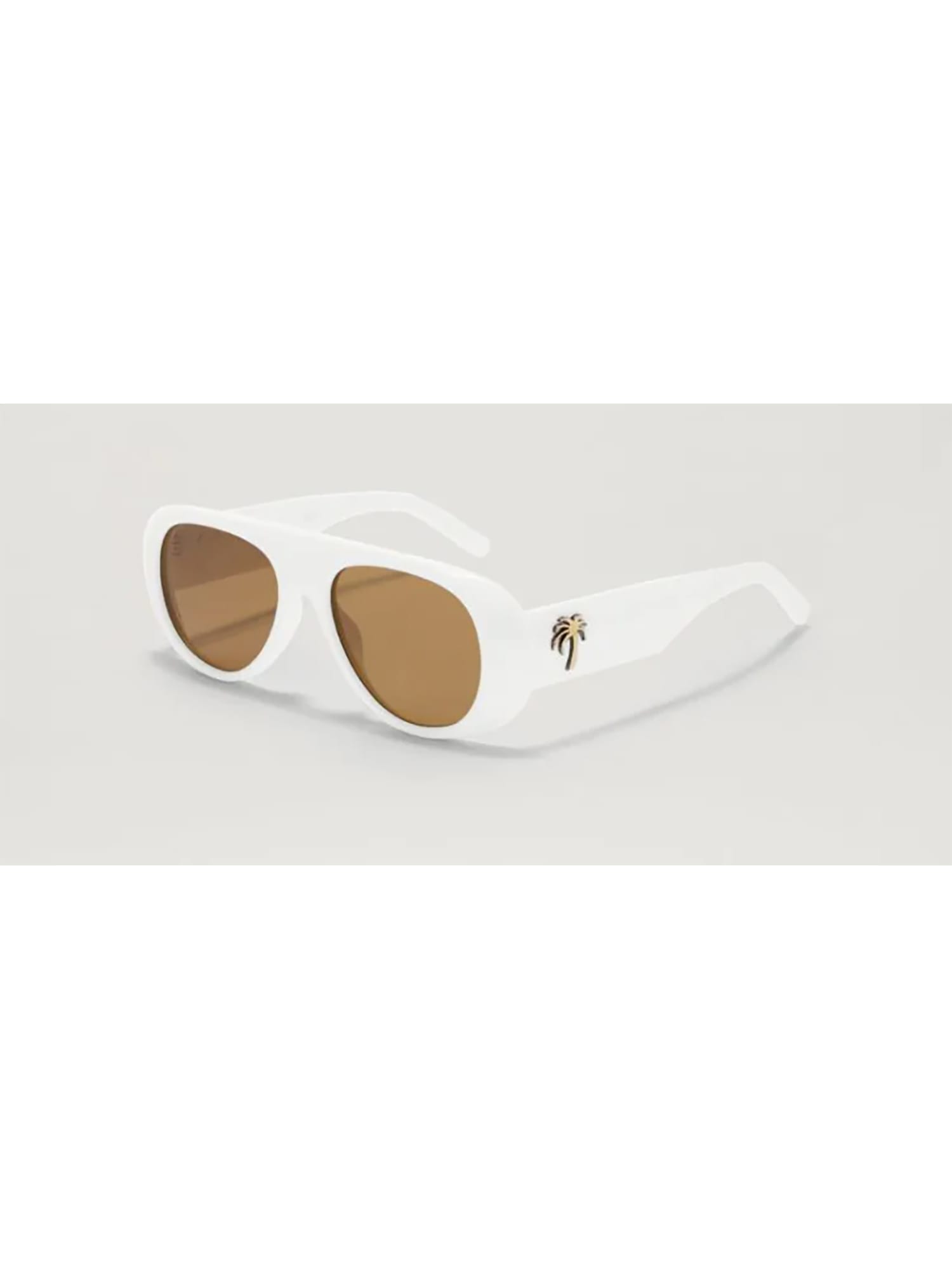 Shop Palm Angels Sierra Sunglasses Sunglasses In White