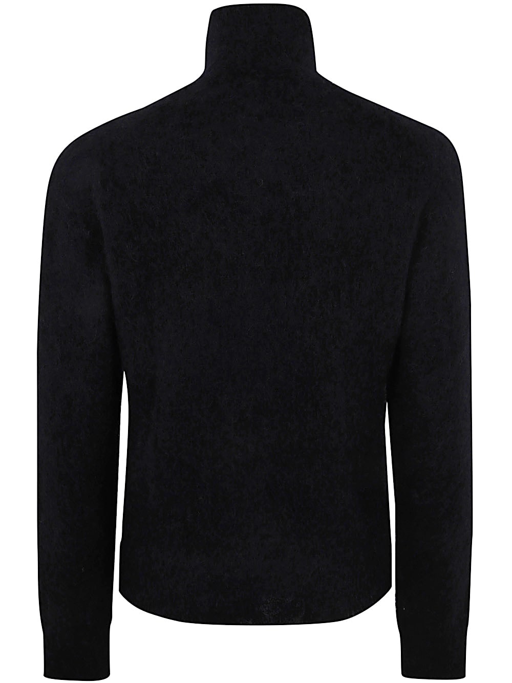 Shop Ami Alexandre Mattiussi Classic Brushed Sweater In Black