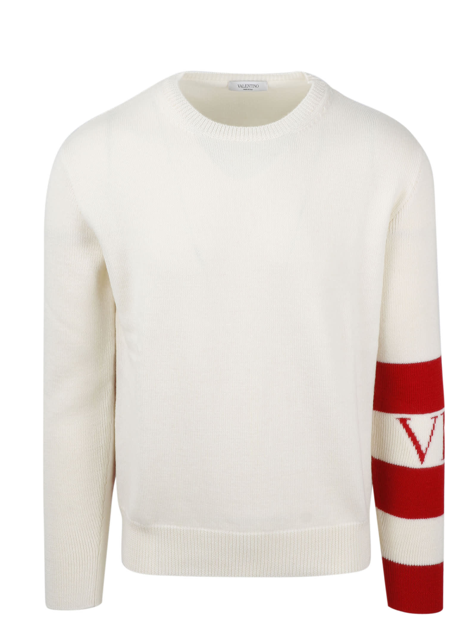 Valentino Vltn Striped Sweater