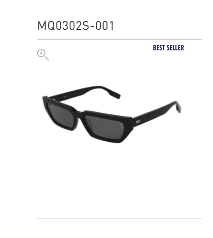 Alexander McQueen Alexander Mcqueen Mq0302s Black Sunglasses