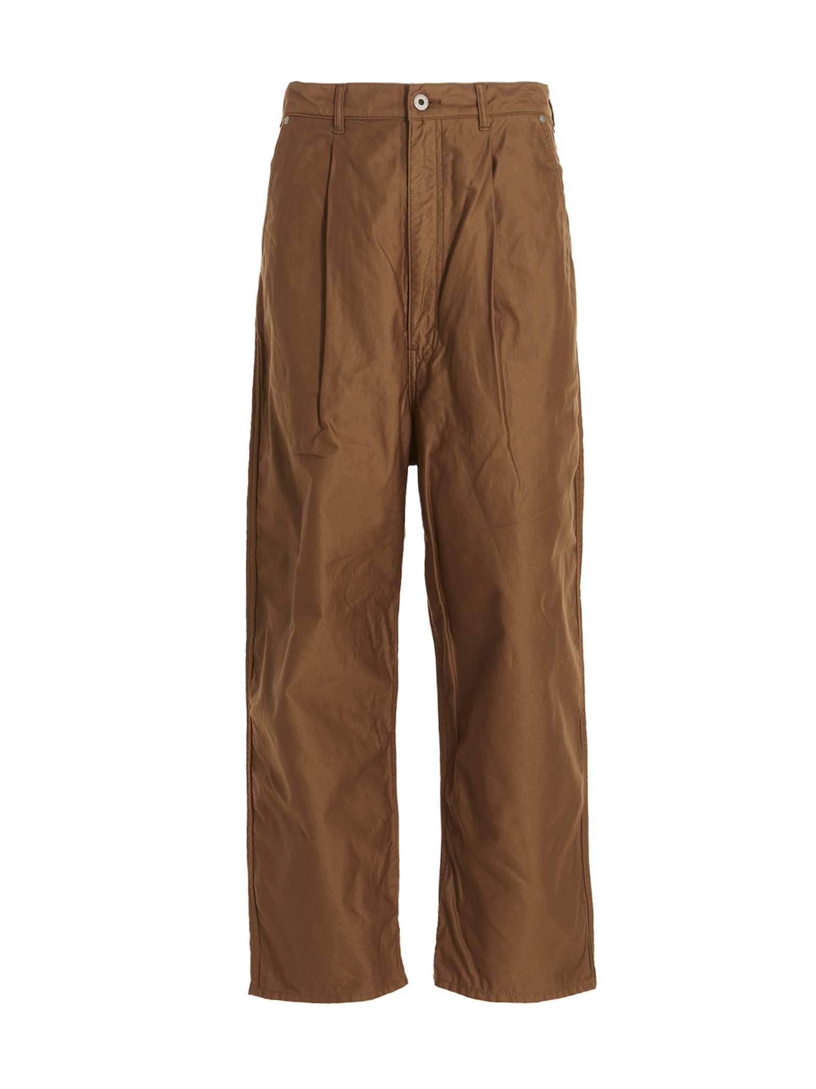 Comme Des Garçons Homme Deux Relaxed Chinos In Beige