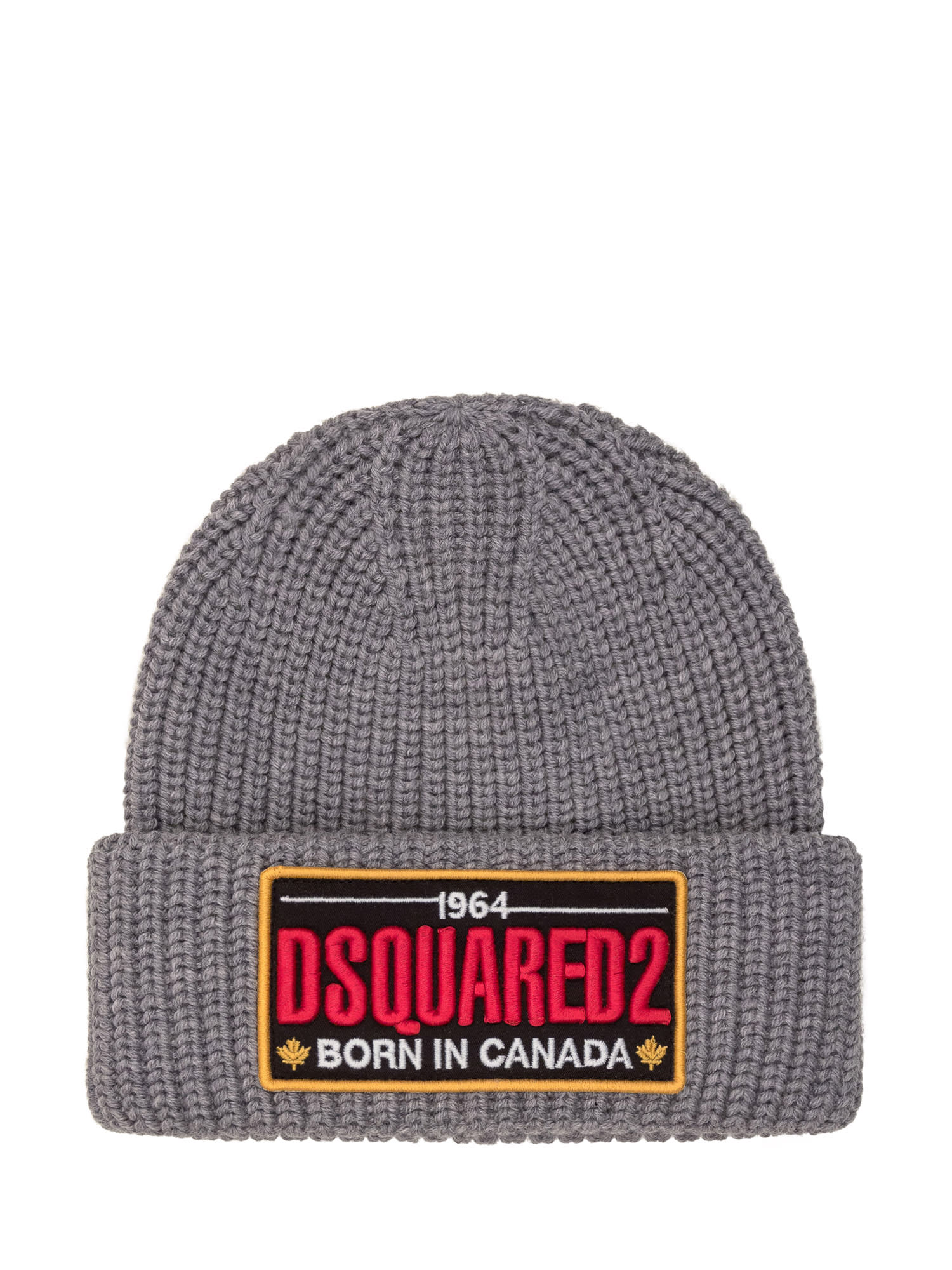 Shop Dsquared2 Knit Beanie In Grigio