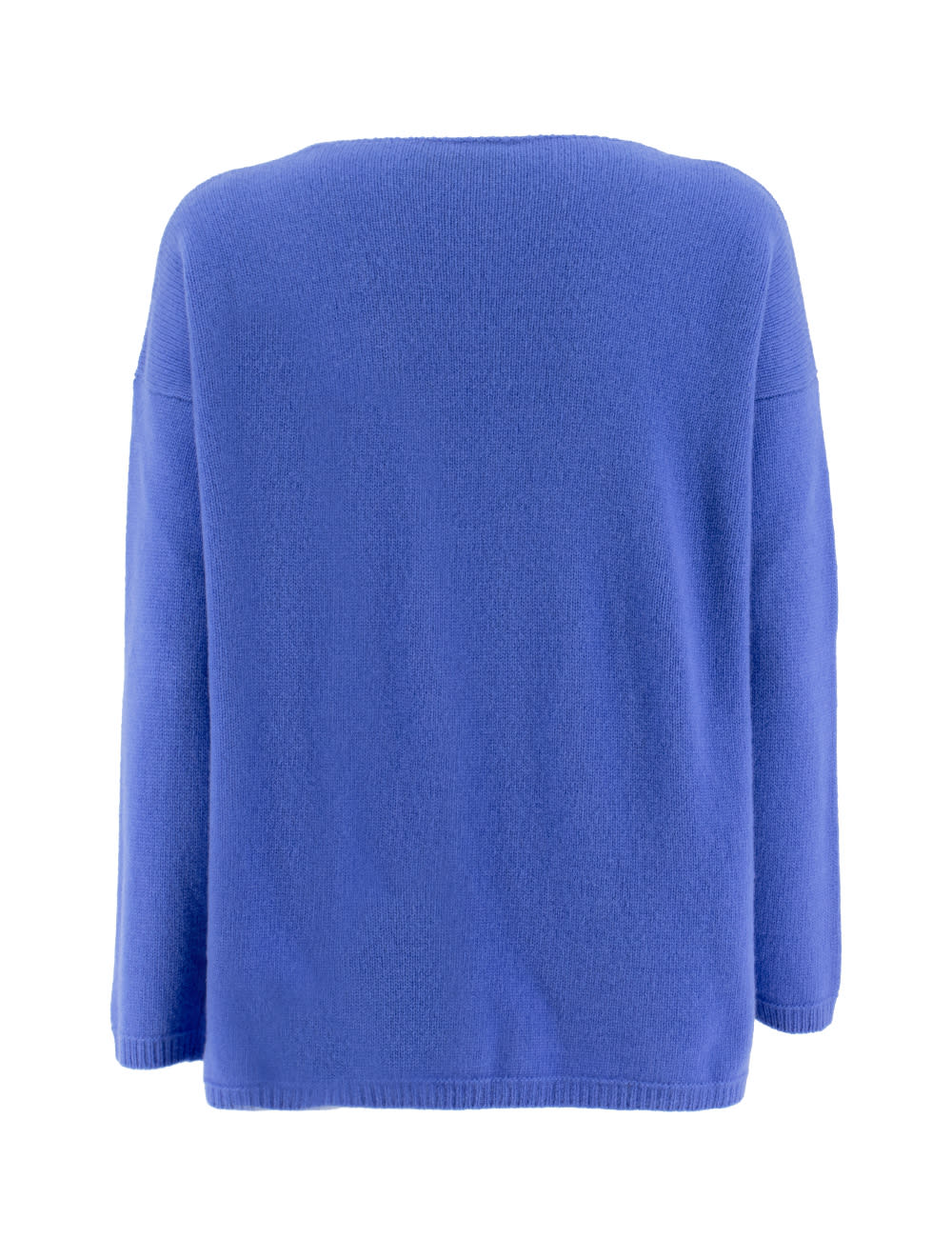 Shop Ermanno Firenze Sweater In Avio Scuro Cachemire