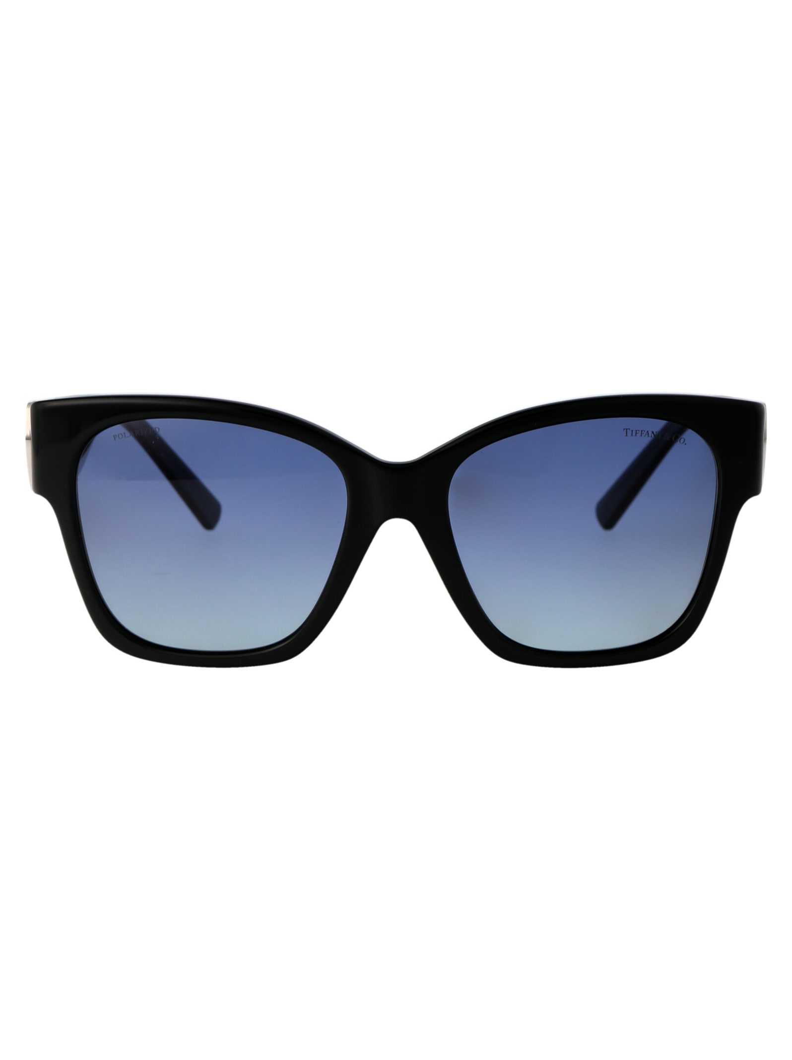 Shop Tiffany &amp; Co. 0tf4216 Sunglasses In 83944u Black