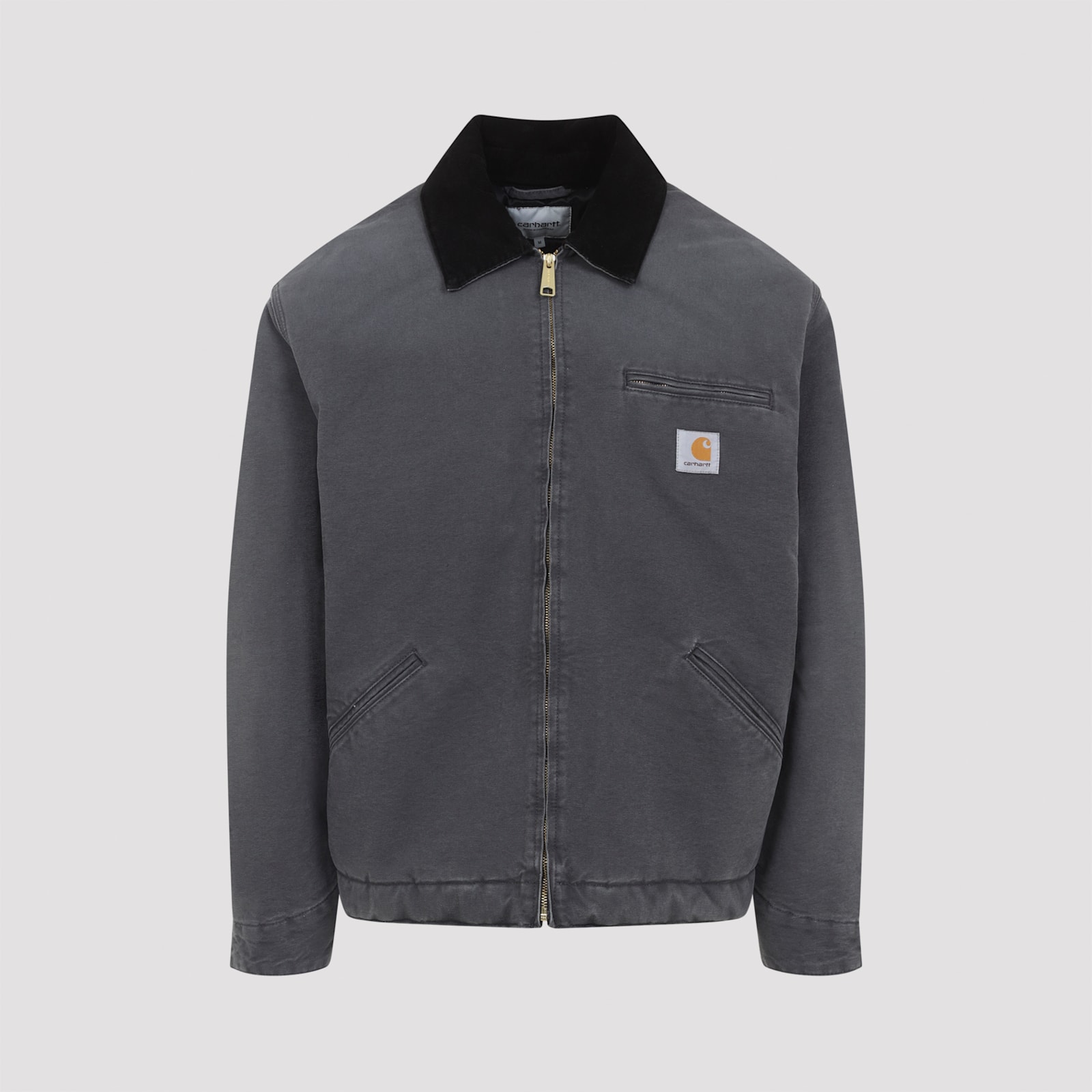 Carhartt Detroit Utility Jacket Front Pocket In Gray