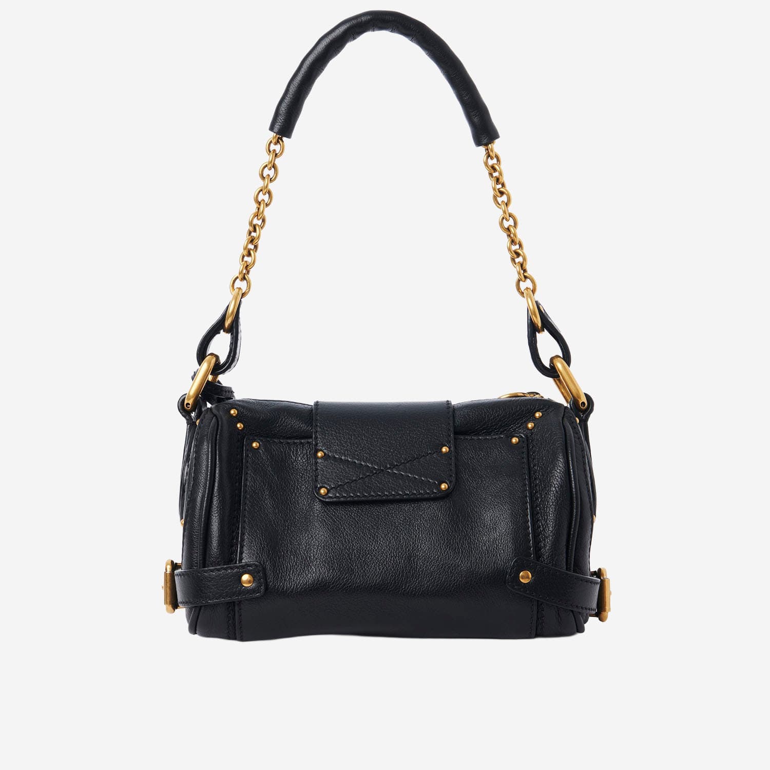 Chloé Borsa Con Catena Paddington Piccola In Pelle Granata In Black