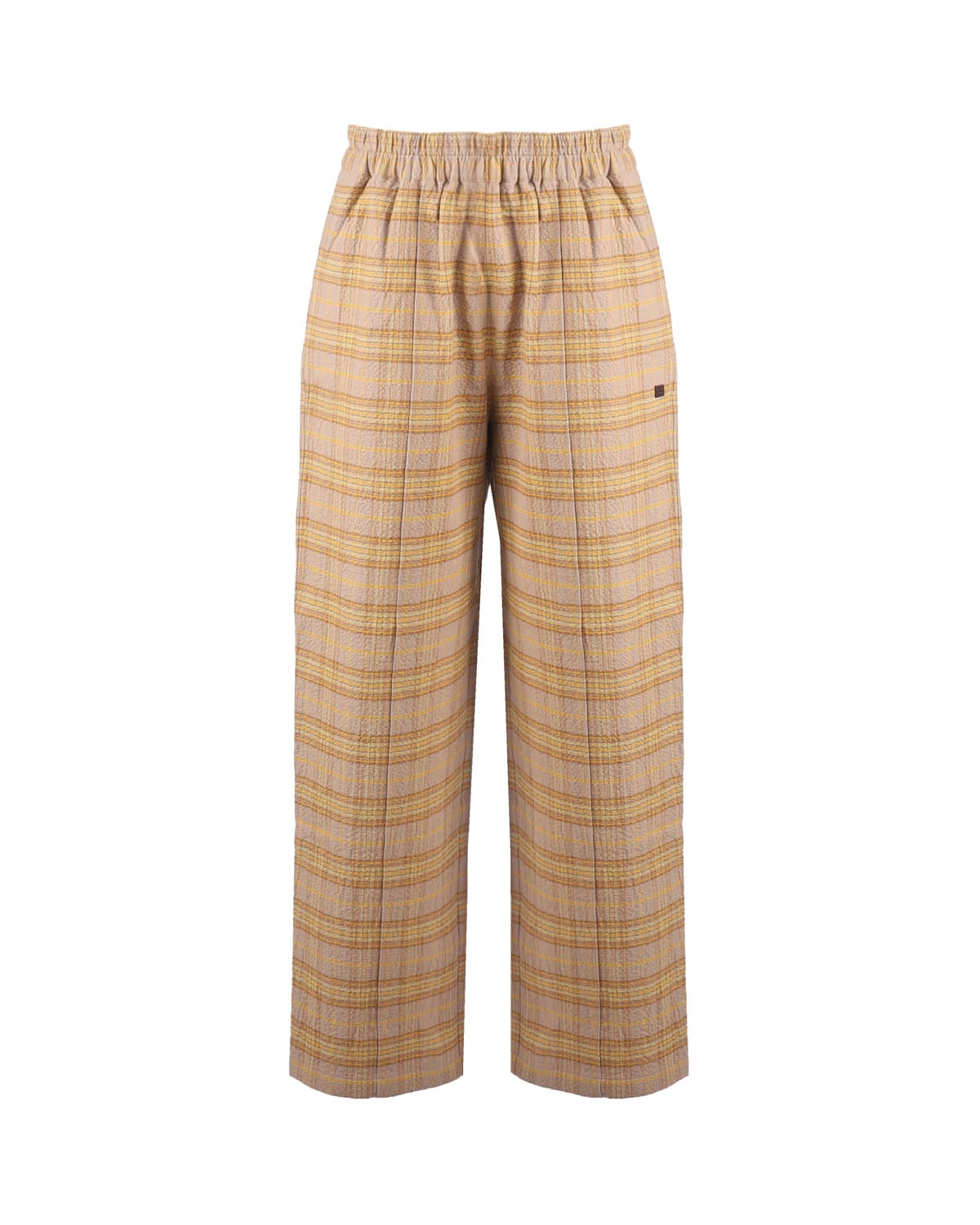 ACNE STUDIOS CHECK PRINTED TROUSERS