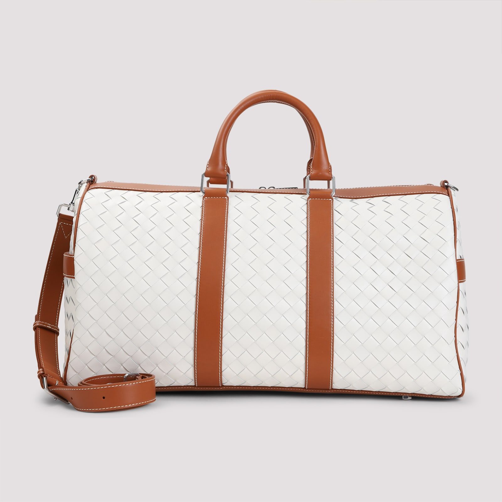 BOTTEGA VENETA MEDIUM CLASSIC INTRECCIATO DUFFLE BAG